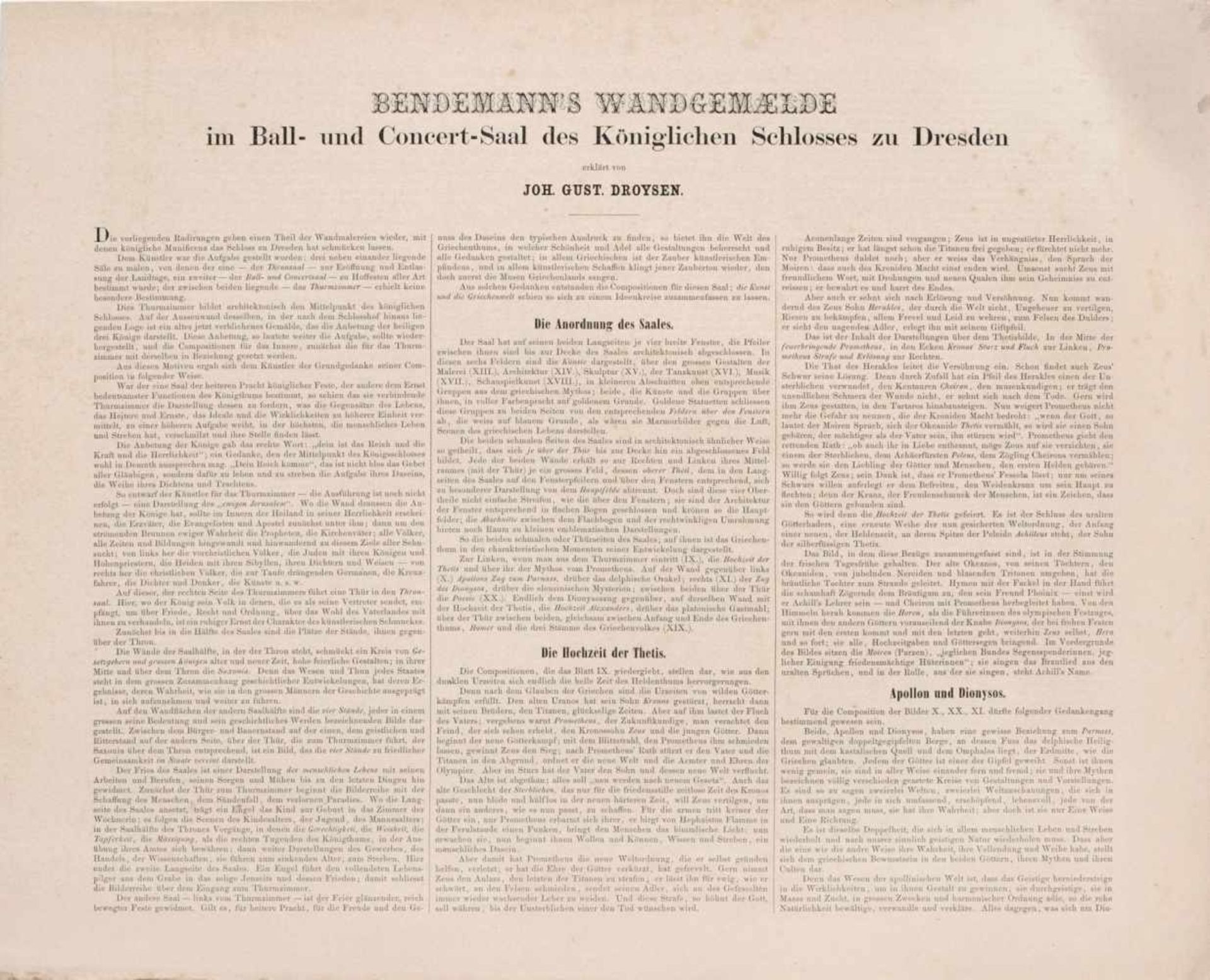 Hugo Bürkner "Die Wandgemälde im Ball und Concert-Saal des Koeniglichen Schlosses zu Dresden". - Bild 2 aus 14