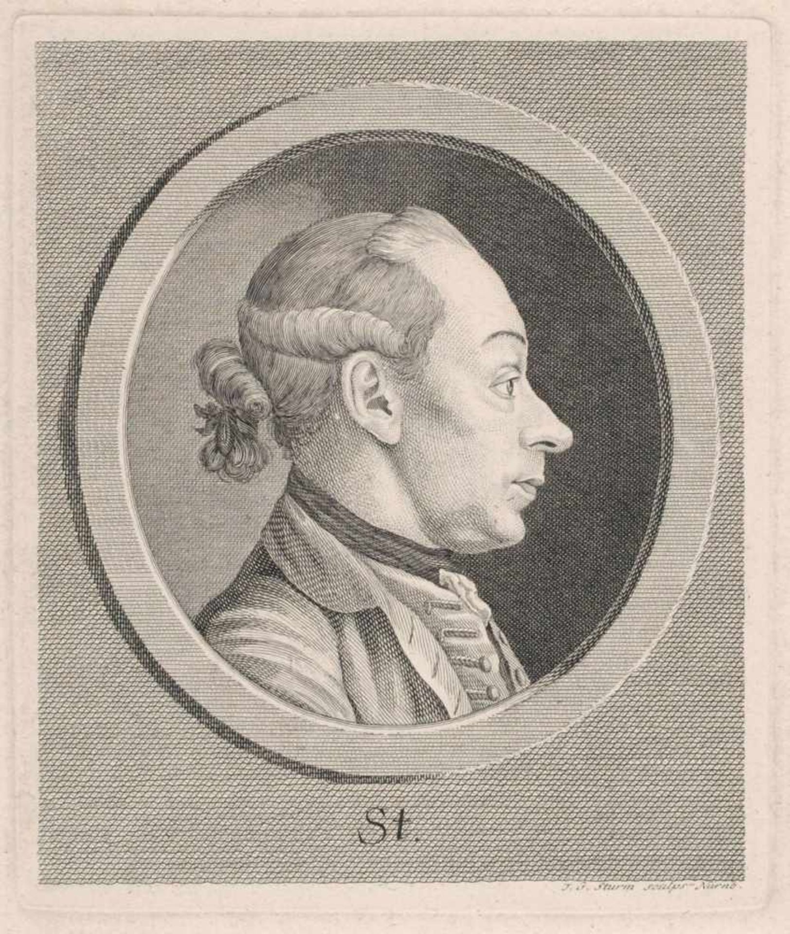 Verschiedene Stecher, Neun Bildnisse. 17./18. Jh.Johann Benedikt Bernigeroth 1716 Leipzig  1764 - Bild 4 aus 5