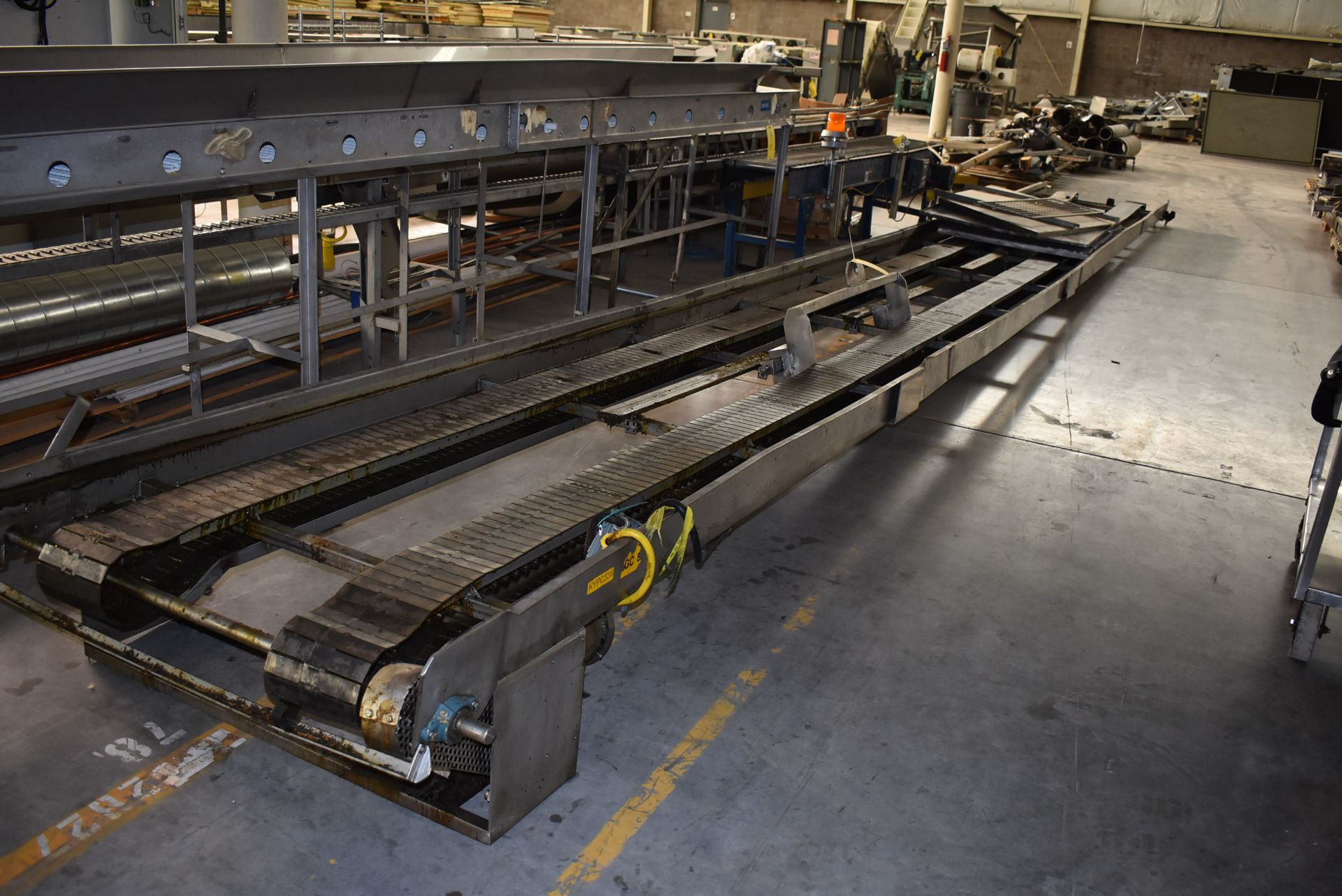 Motorized Belt Conveyor, 2-Lane, 40 ft. Length x 4 ft. Wide