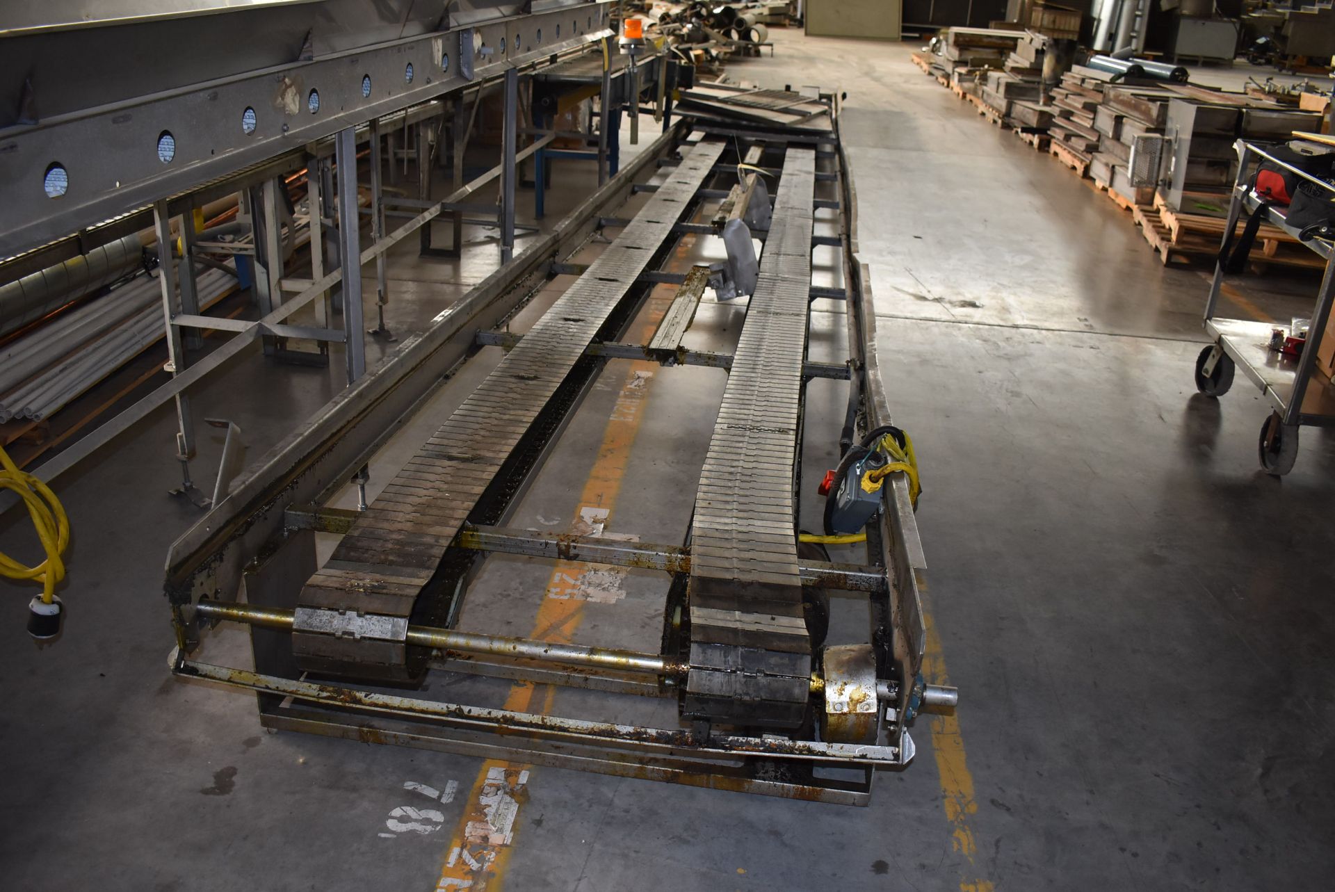 Motorized Belt Conveyor, 2-Lane, 40 ft. Length x 4 ft. Wide - Bild 2 aus 2