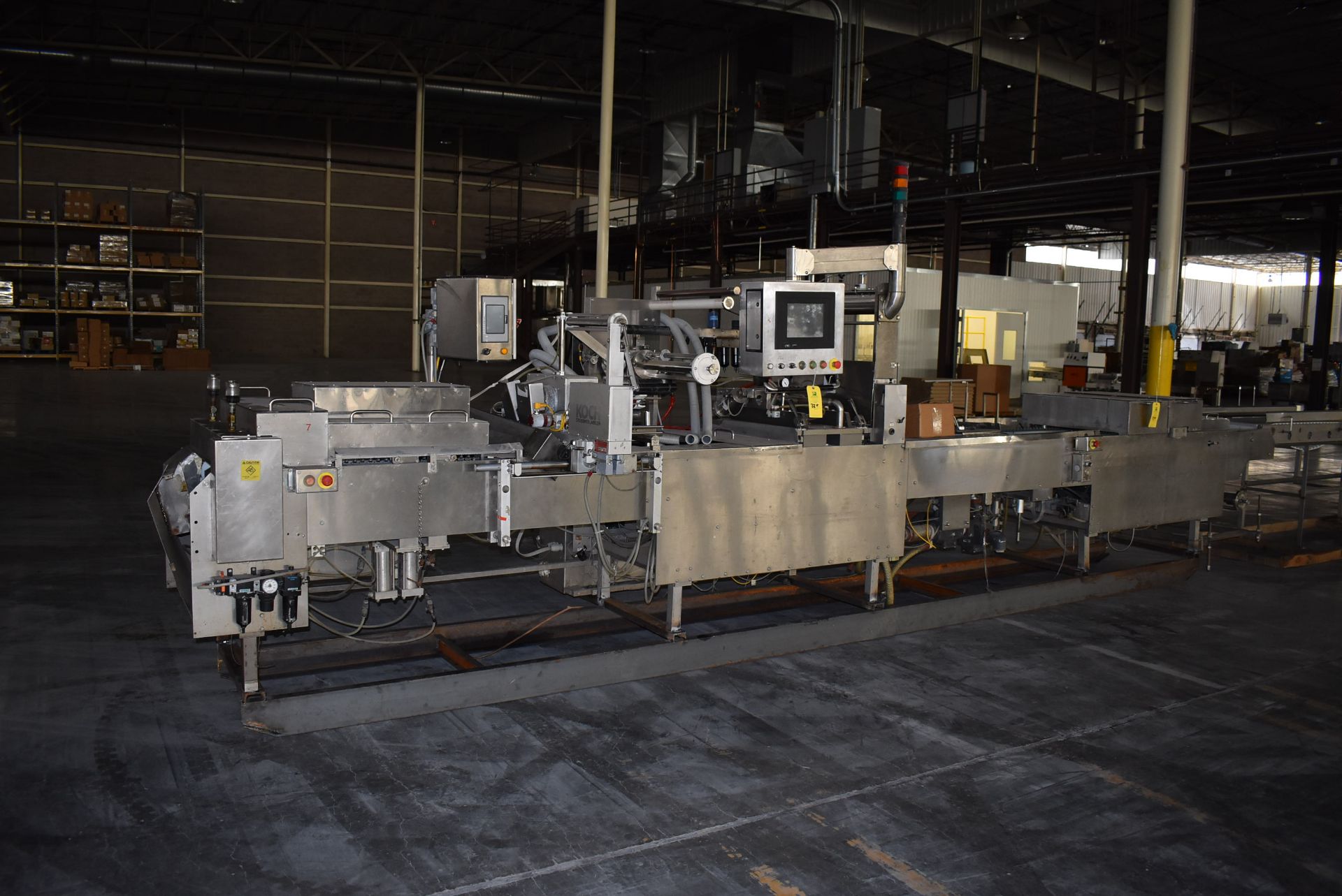 Hooper Engineering Model #N2500SS Packaging Machine, Includes Koch Model #PR99115220 Crossweb