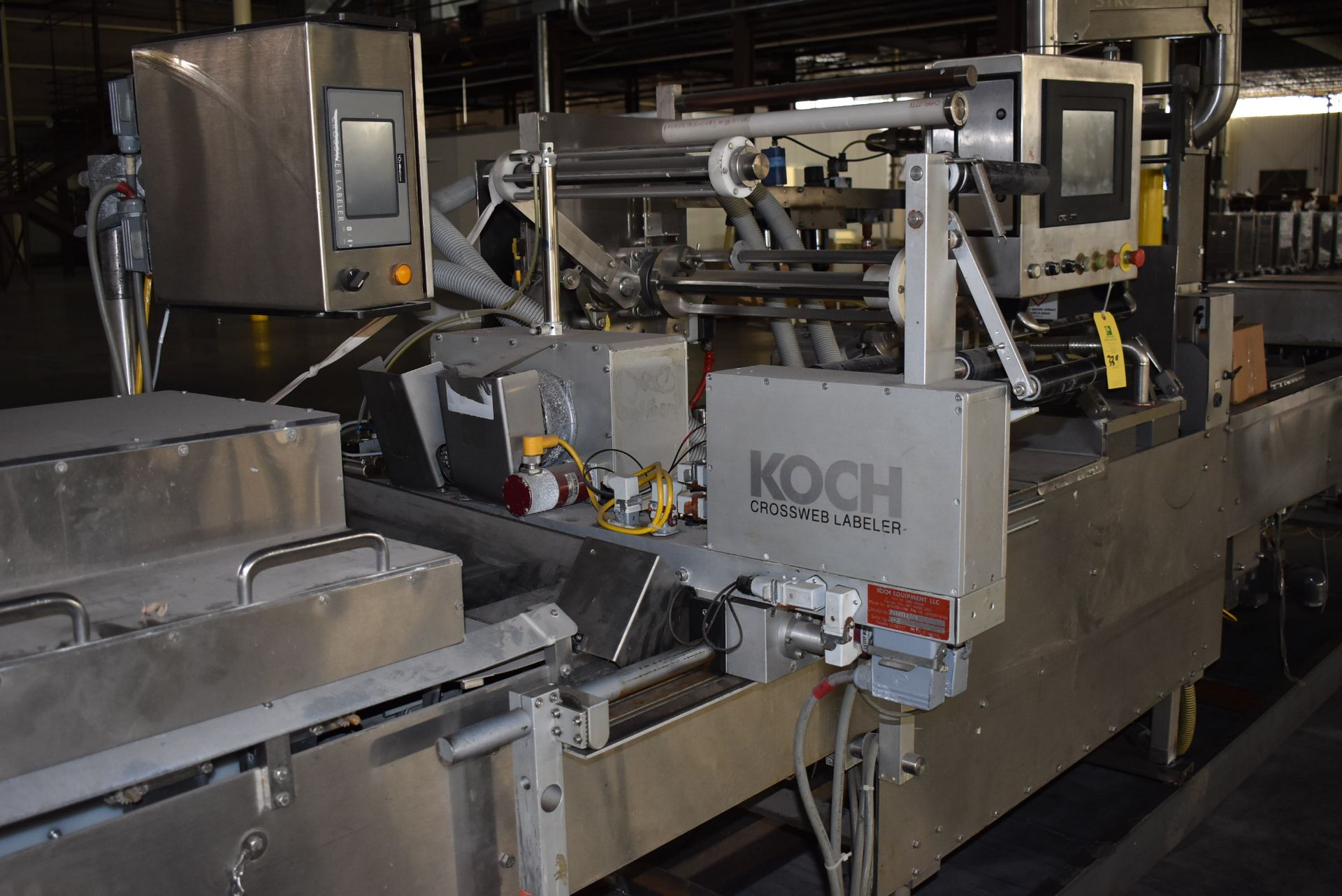 Hooper Engineering Model #N2500SS Packaging Machine, Includes Koch Model #PR99115220 Crossweb - Image 3 of 3