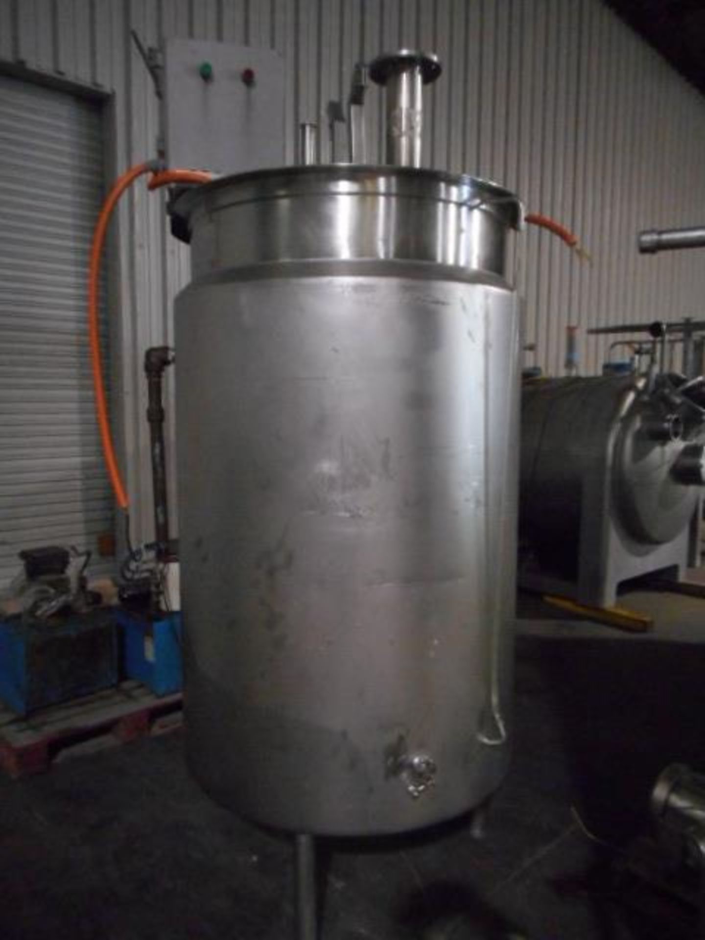 Jacketed Mixing Tank, 250 Gallon, Niagara Water Controls, SS Motor