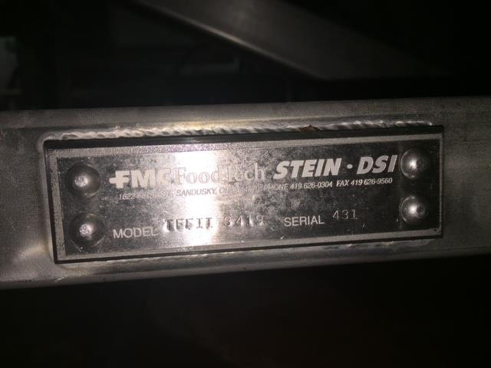 Stein 3419 Thermal Fin Model #TFFII Fryer, Serial #431 - Image 4 of 5