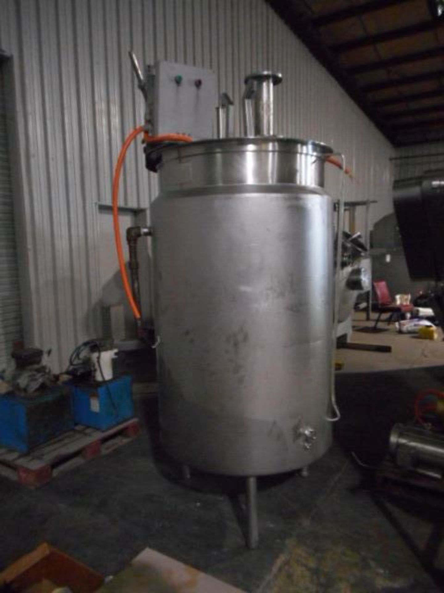 Jacketed Mixing Tank, 250 Gallon, Niagara Water Controls, SS Motor - Image 4 of 6