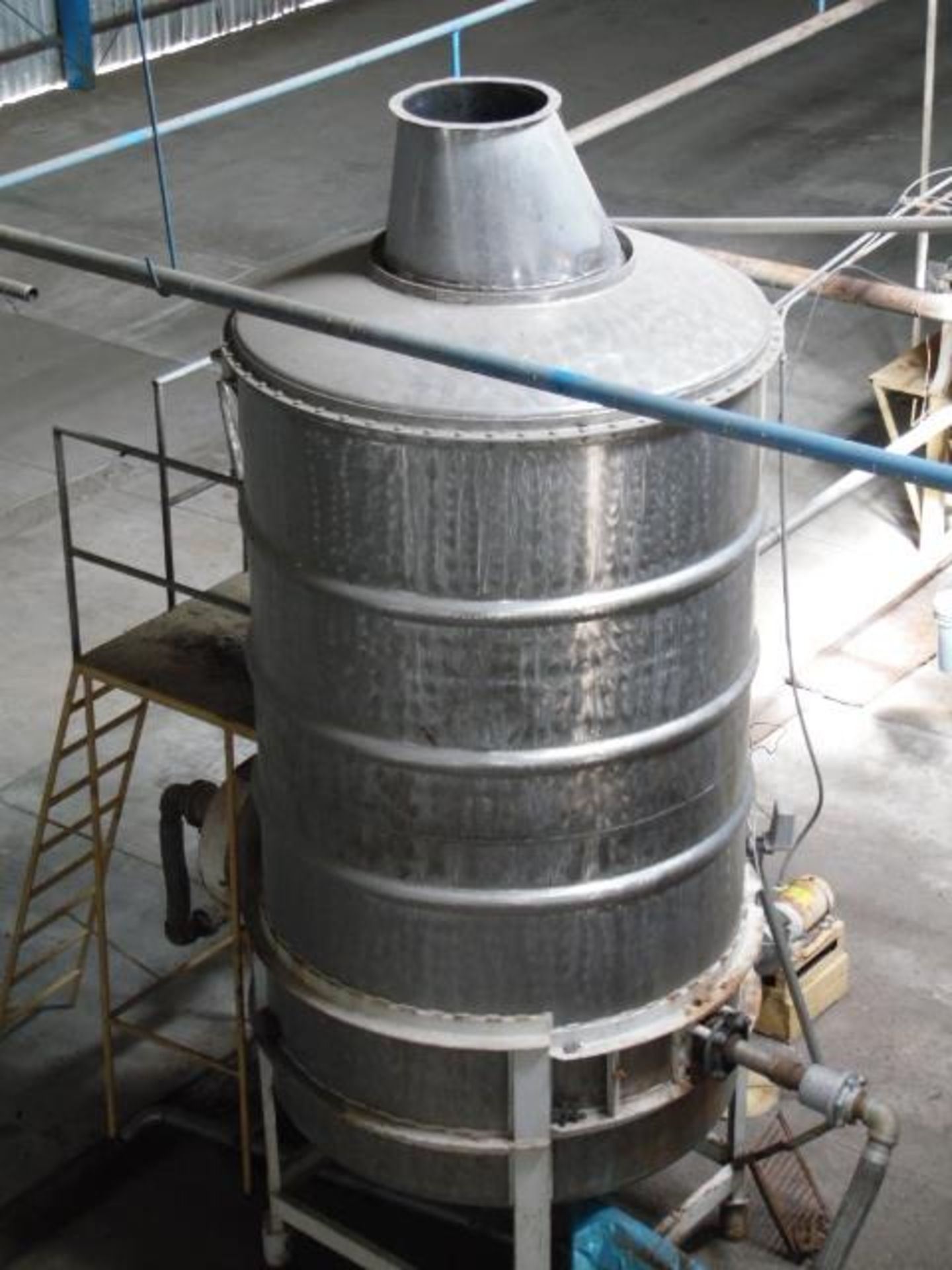 Stainless steel rotary coil hot break tank (Tanque de acero inoxidable con serpentin rotatorio) - Image 4 of 5