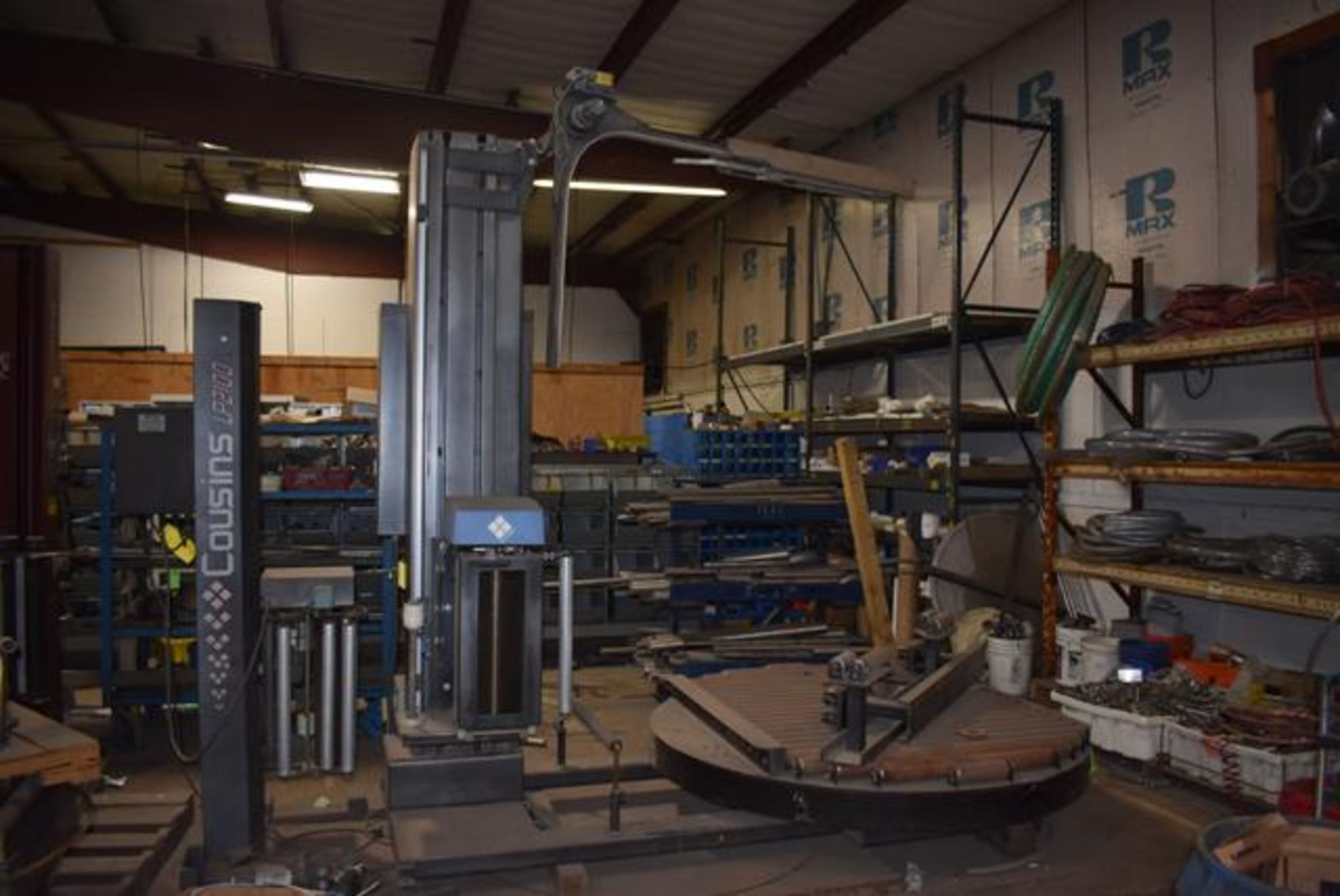 Cousins Packaging MX3300-A Stretch Wrap Machine, 72 in. Diameter Rotating Roller Table - Image 2 of 2