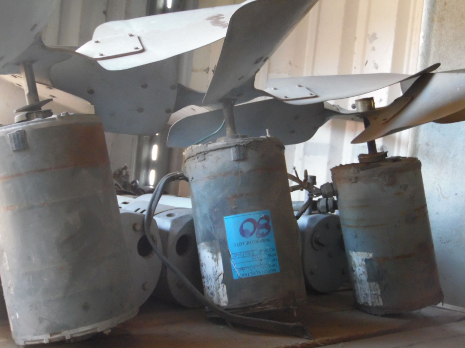 Lot of 03 engines with advanced and 05 vacuum pumps of 1/3 hp, 1725 rpm. (Lote de 03 motores con