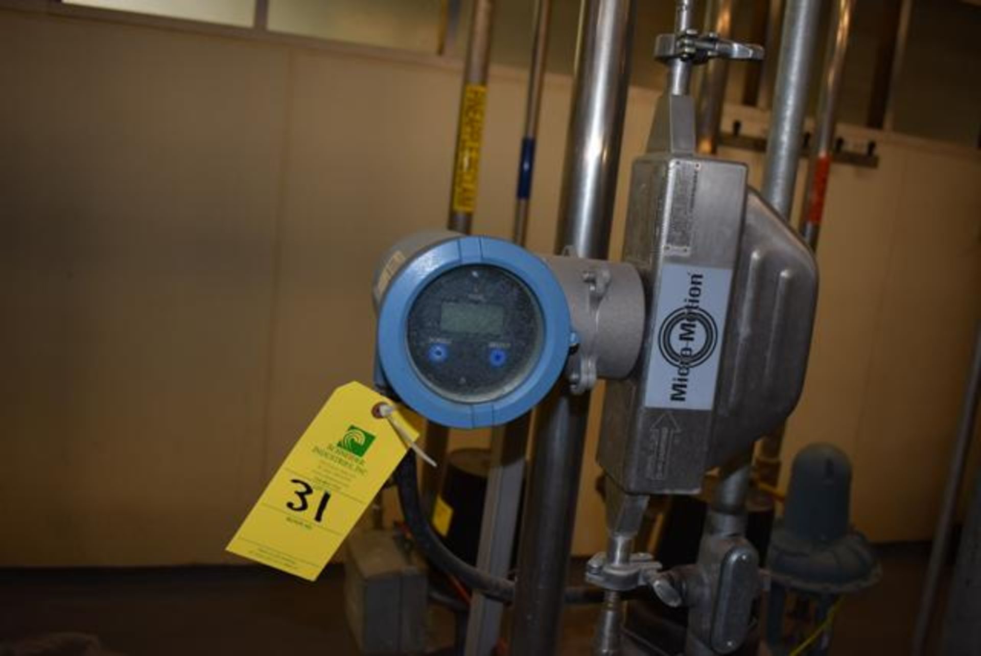 Micromotion #HD25S Series Flow Meter, RIGGING FEE $50