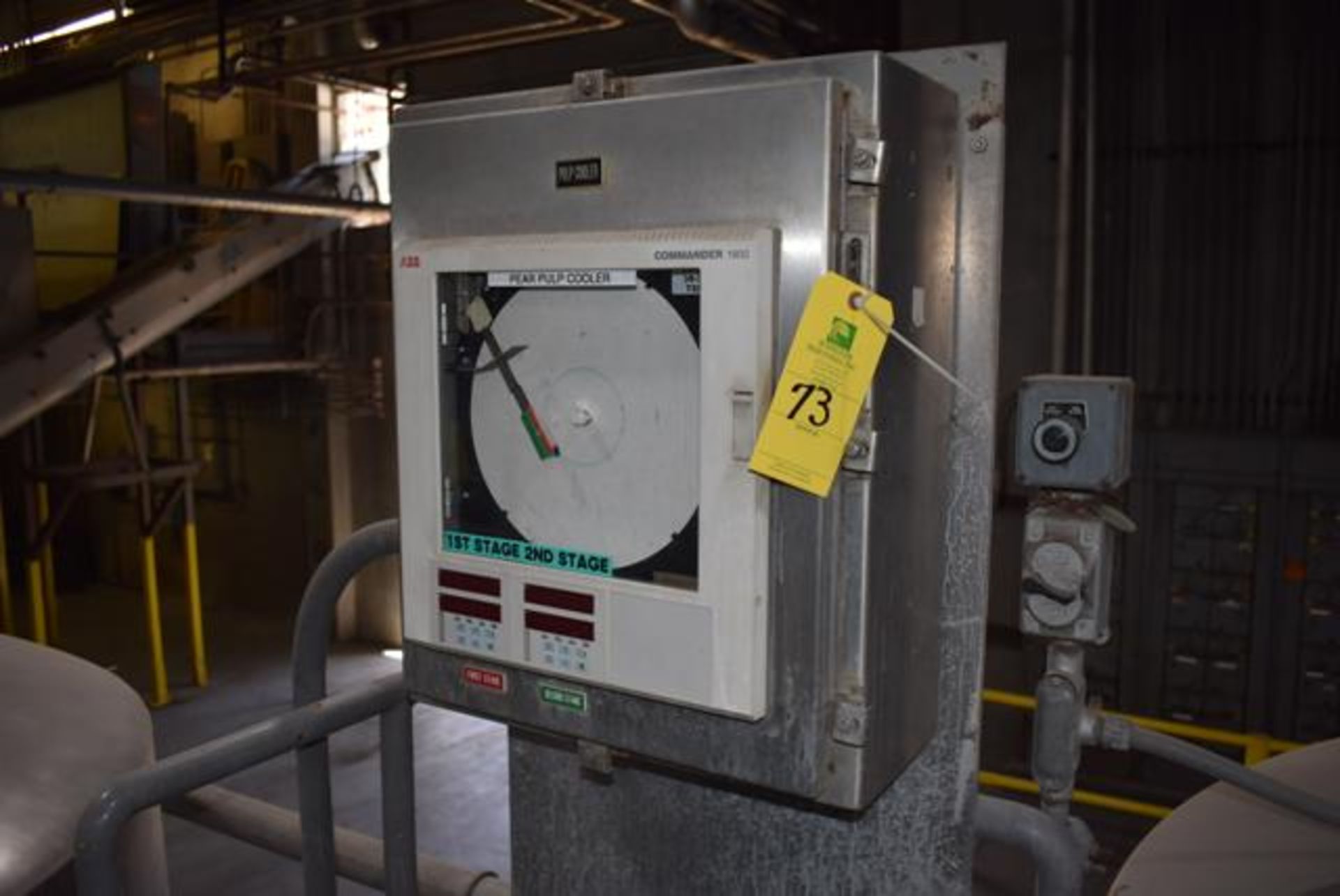 ABB Commander 1800 Temp. Chart, Stainless Steel, Single Door Cabinet, RIGGING FEE $75