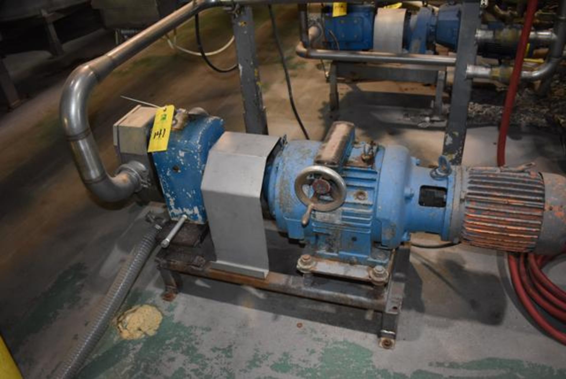 Waukesha/APV Size 130 Pump w/Motor &I Variator Drive, RIGGING FEE: $125