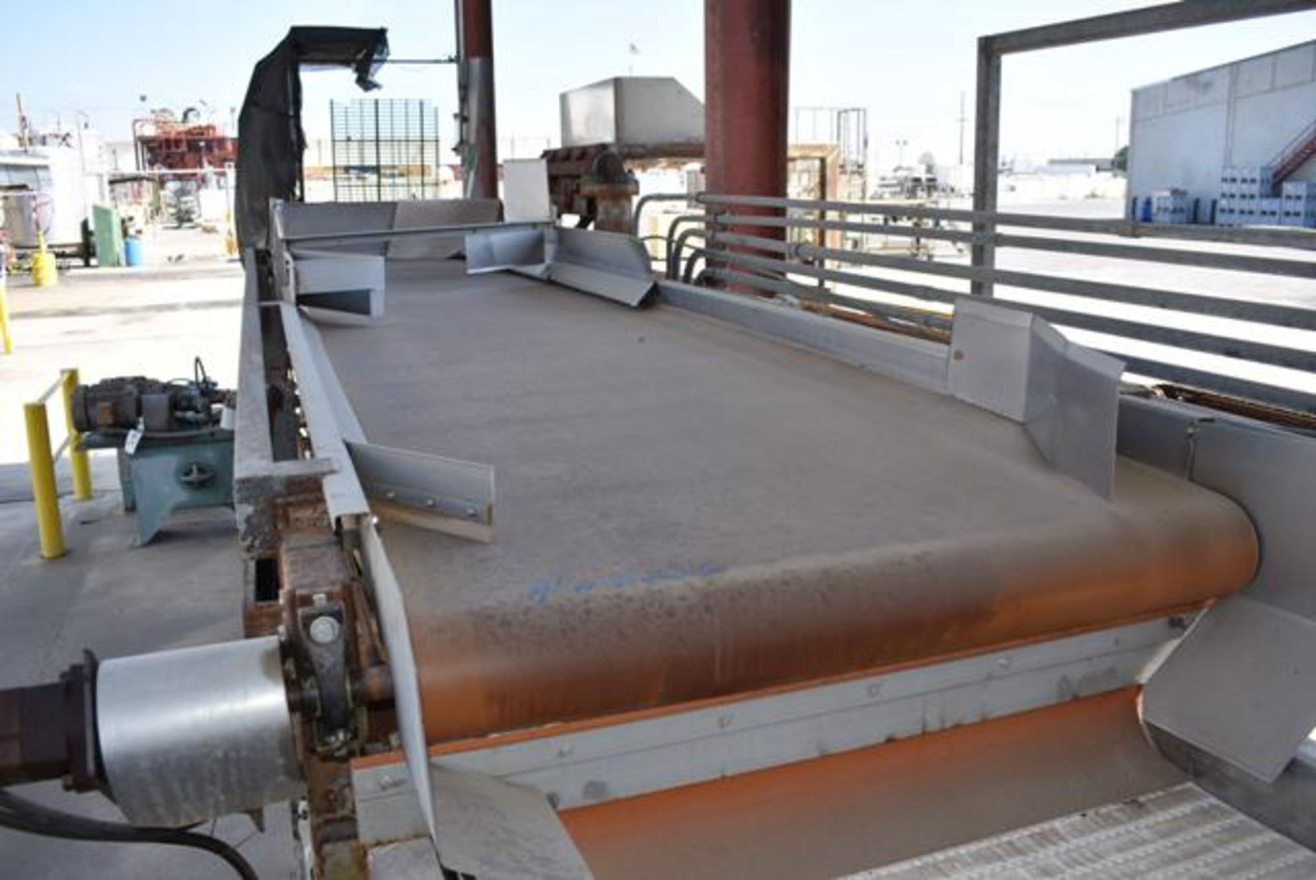 Belt Conveyor-20' Length x 48" Wide Belt, Steel Leg Base, RIGGING FEE: $500 - Image 2 of 2