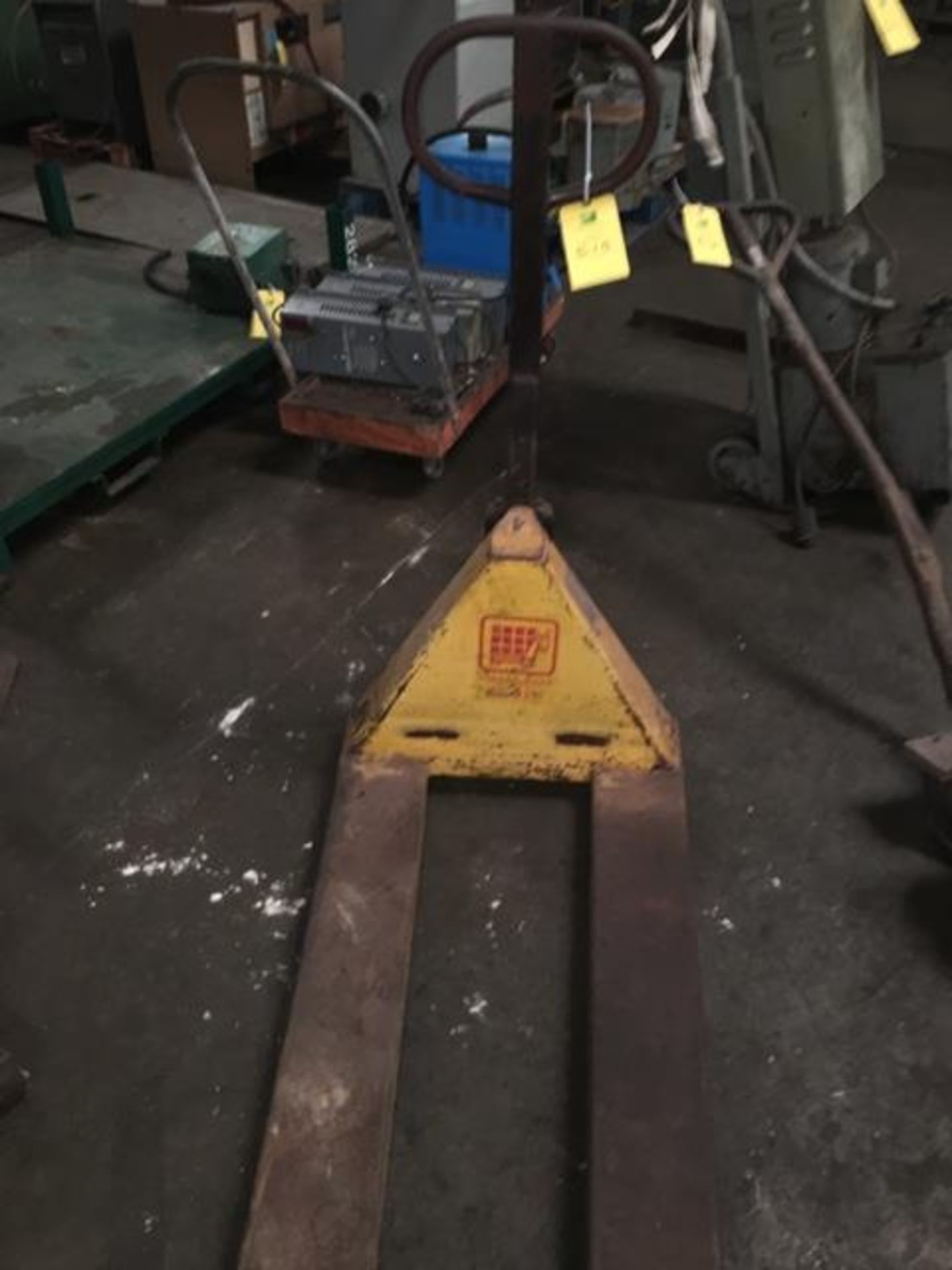Pallet Jack, No ID Tag, Rigging Fee For This Item Is $25