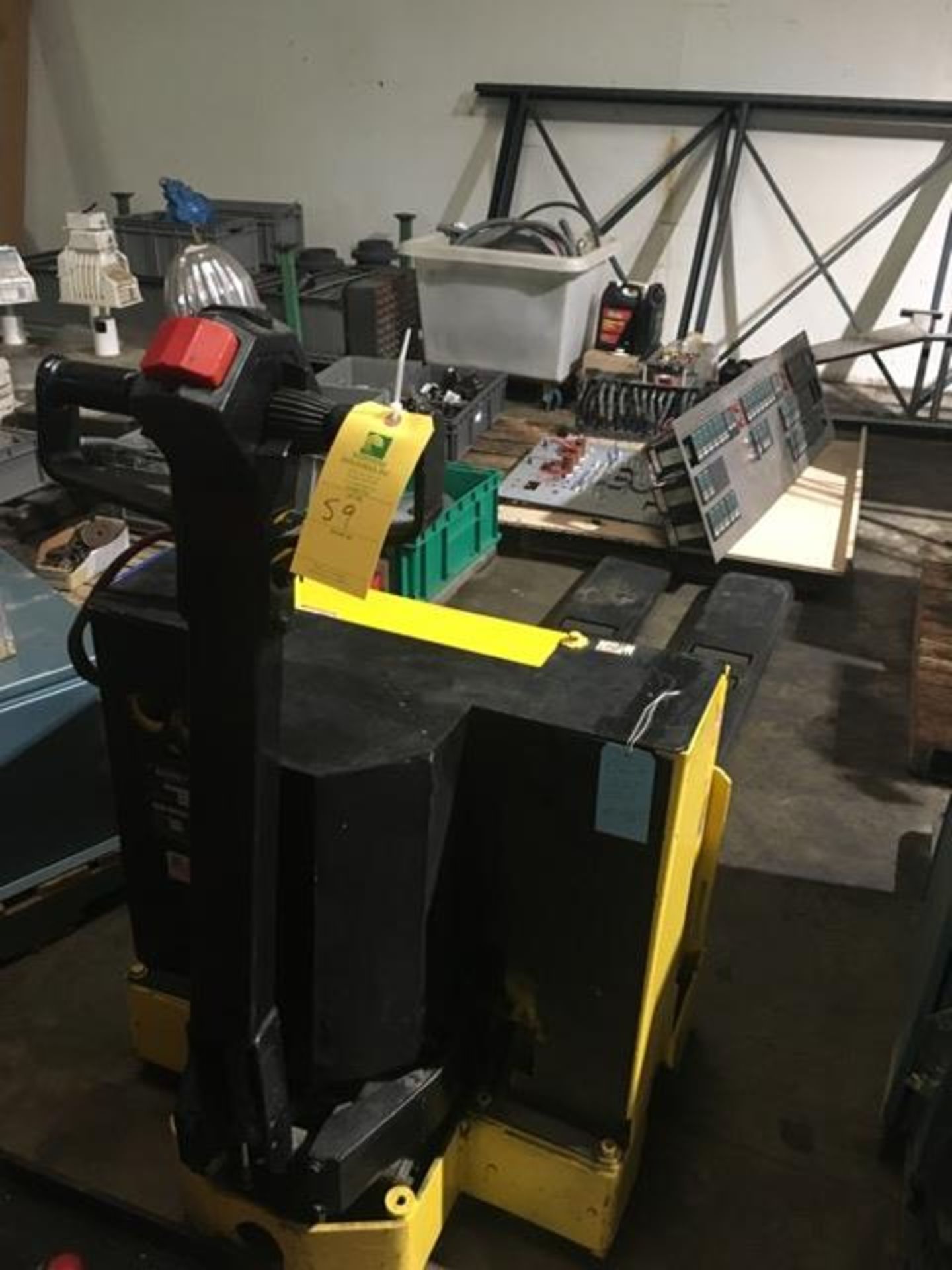 Barrett Electric Pallet Jack, Model #WP-60-24X72, 12 Volts, Rigging Fee For This Item Is $25 - Image 2 of 3