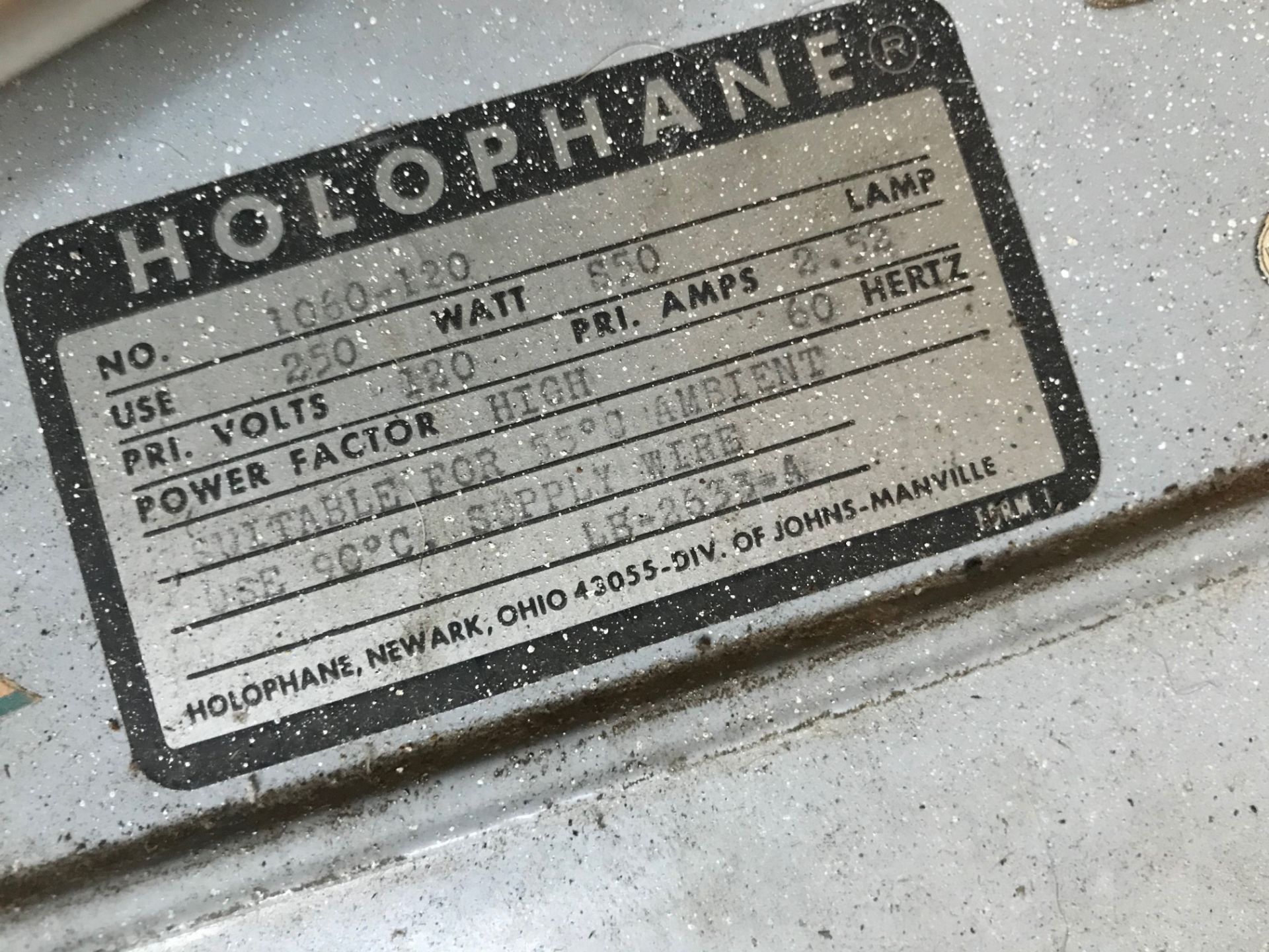 (2) Pallets of (10) Shop Lights: (8) Holophane Model# 1060-120, 250 Watt, 120 Volts; (2) Day-Brite M - Image 6 of 6