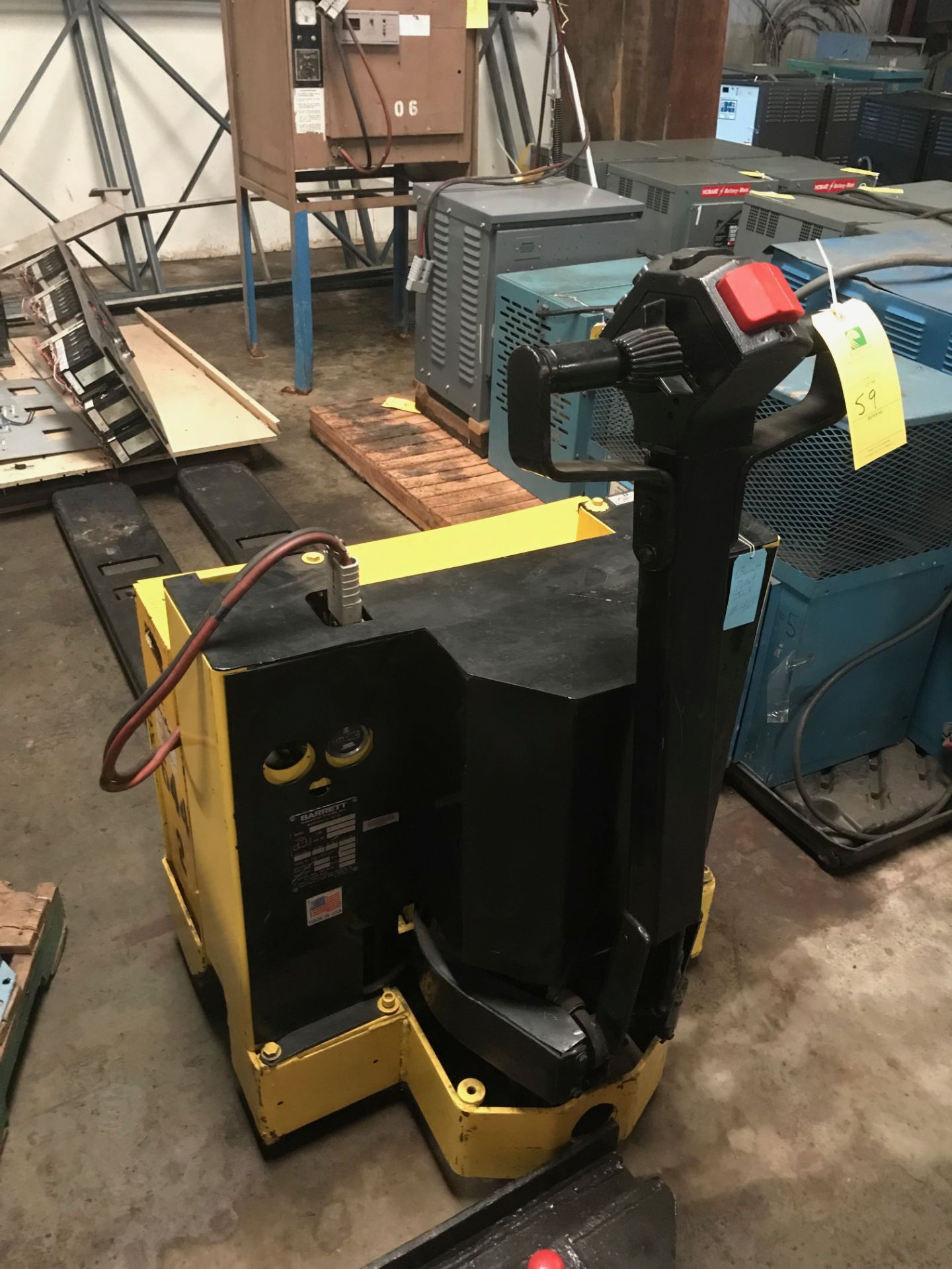 Barrett Electric Pallet Jack, Model #WP-60-24X72, 12 Volts, Rigging Fee For This Item Is $25