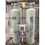 Sullair Heatless Desiccant Dryer, Model #SD-400, Serial #1210-69691-T01, 150 Max PSI, 115 Volts