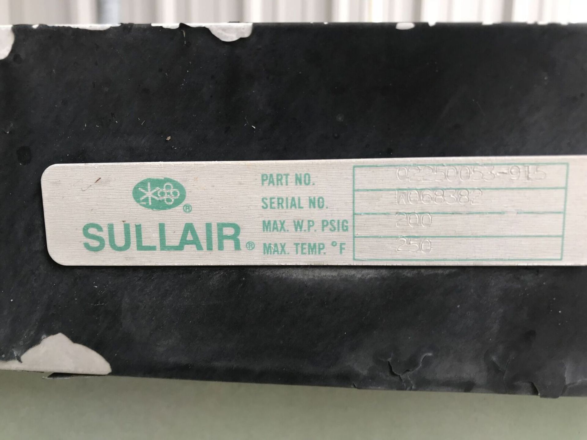 Sullair Air Compressor, Model #LS-160-100H/A/SUL, Serial #003-129631 - Image 4 of 5