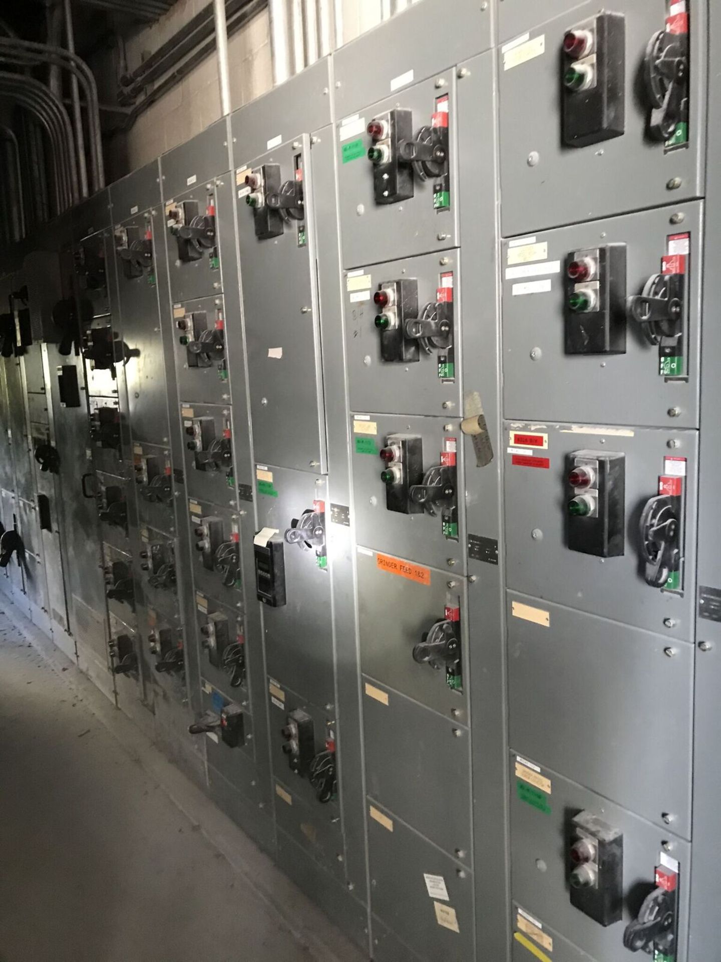 Motor Control Center Electrical Room, Allen Bradley