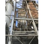 Ball Mill Filter Reciever, 60 Degree Cone Bottom, w/ Discharge Rotary Valve