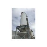 Bulk Package: (7) 60-Degree cone bottom silos with bin activators for dry/powdered materials;
