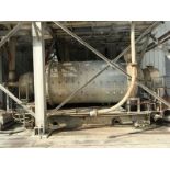 Ball Mill, KVS 7ft. diameter x 12ft. length, Steel Liner; Ceramic Media, 200 HP motor, Includes Lubr