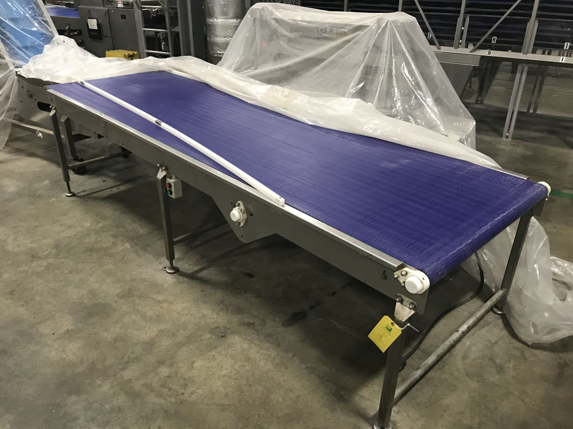 Motorized Conveyor, 40" Wide x 128" Long, (Sale Subject to Bulk Bid)