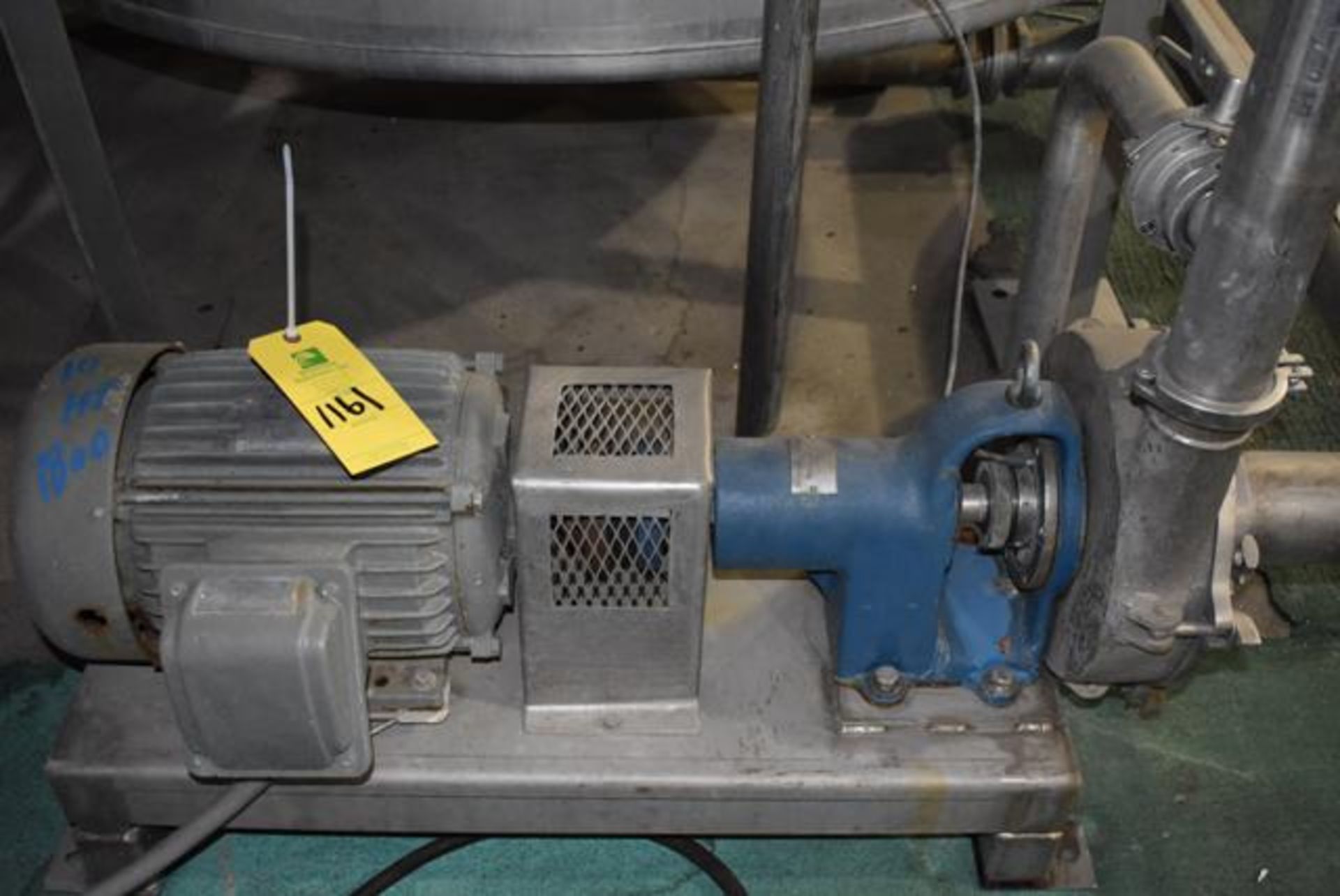 Coker Tri-Clover #8EHME Pump, 10 HP Motor, 230/460 Volt, RIGGING FEE: $200