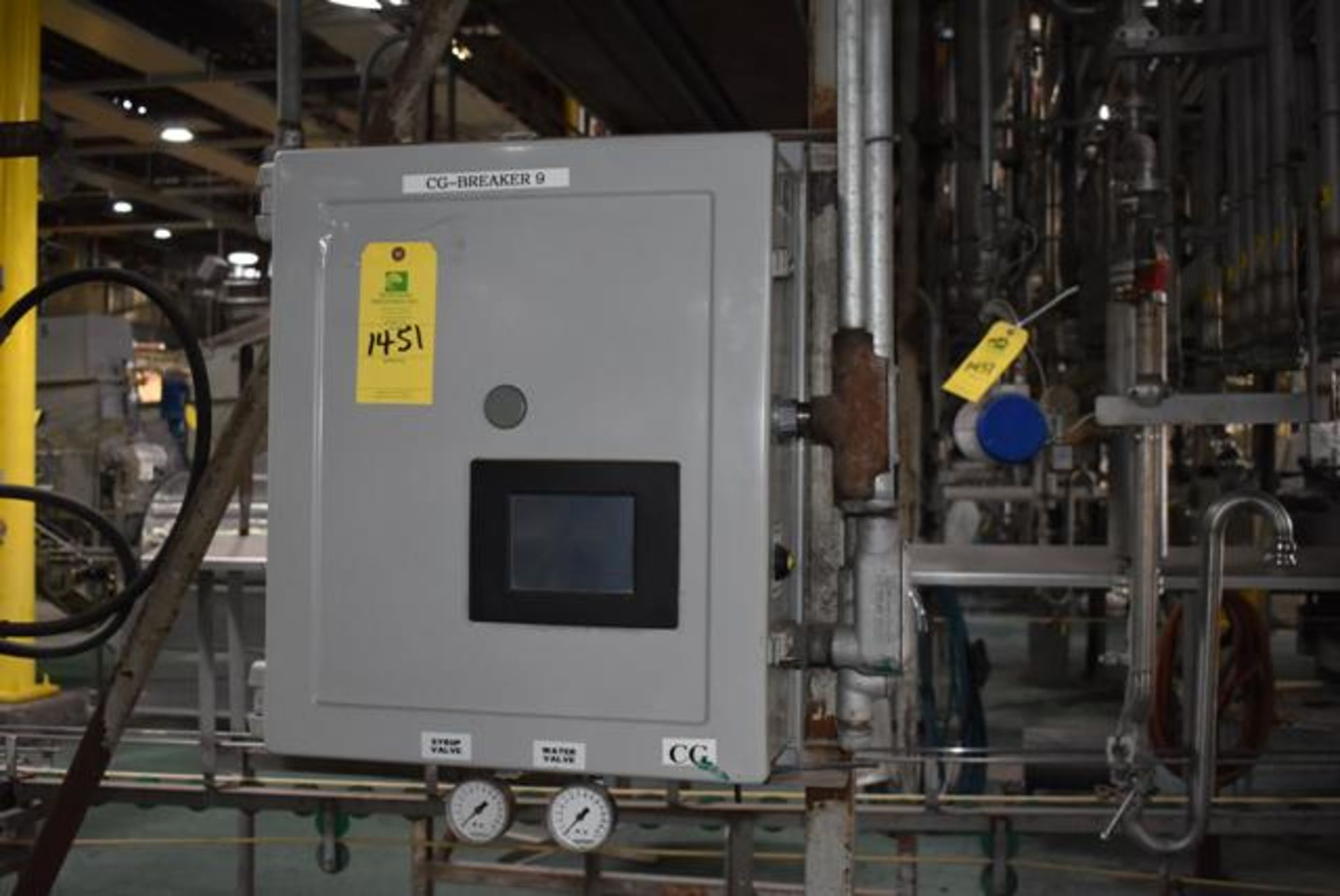 Krohne Optimass-MFM-7050K-TI5 Mass Flow Sensor, Brix PLC Controller, RIGGING FEE $200