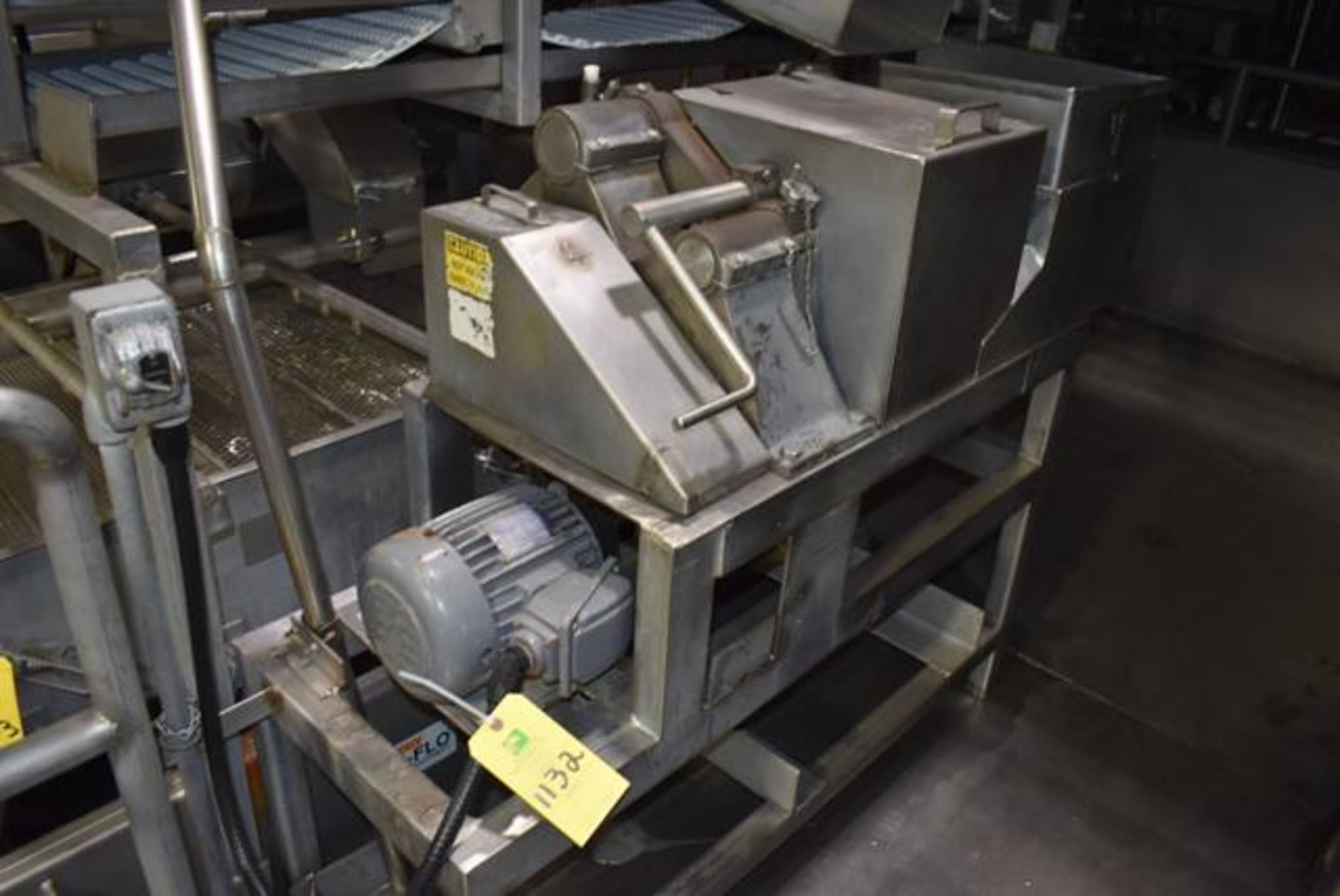 Urschel Model G Dicer, 2 HP Motor, 230/460 Volt, SN N/A, RIGGING FEE: $500