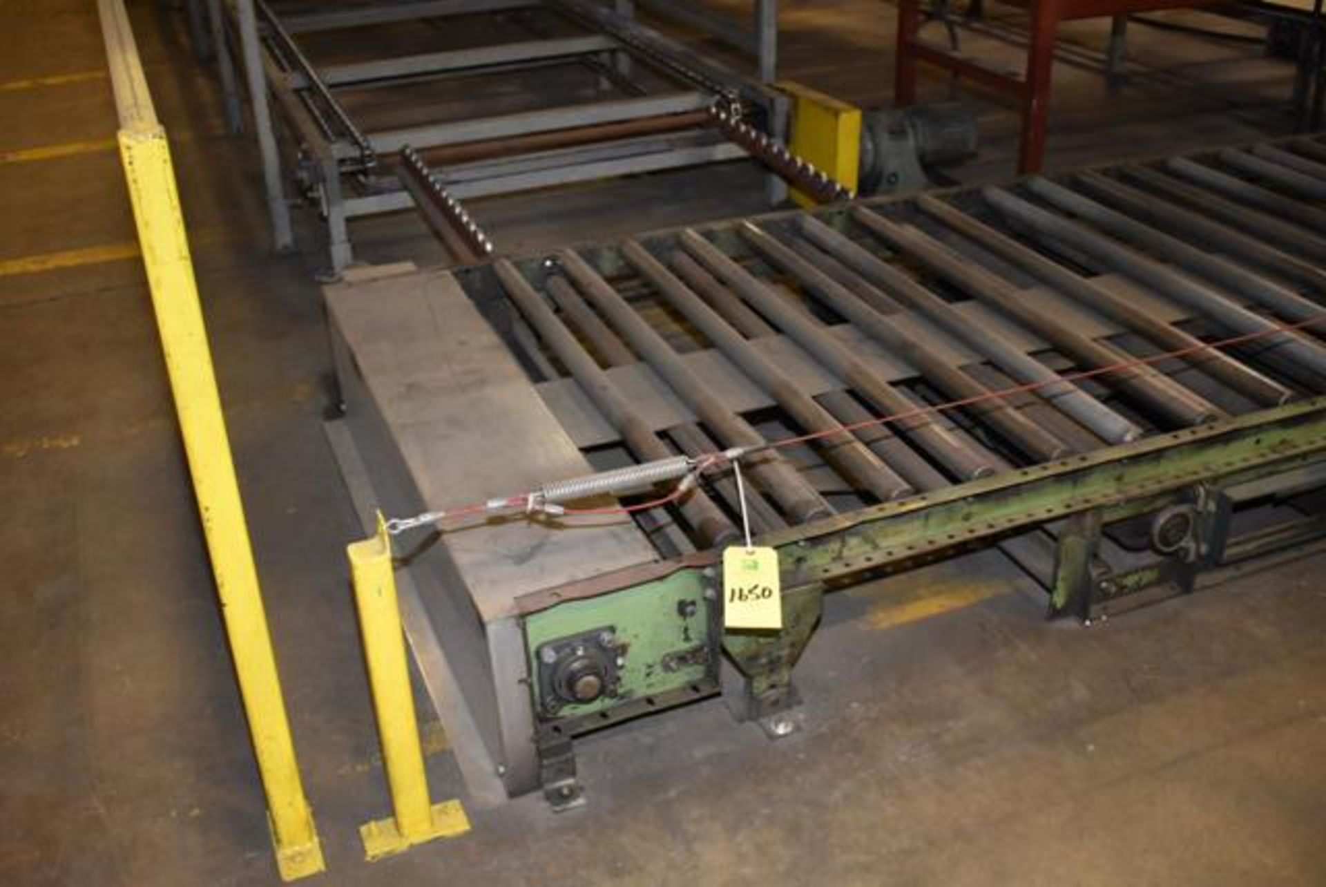 Motorized Roller Conveyor, 50" Rollers x Approx. 126' Length, RIGGING FEE: CONTACT RIGGER