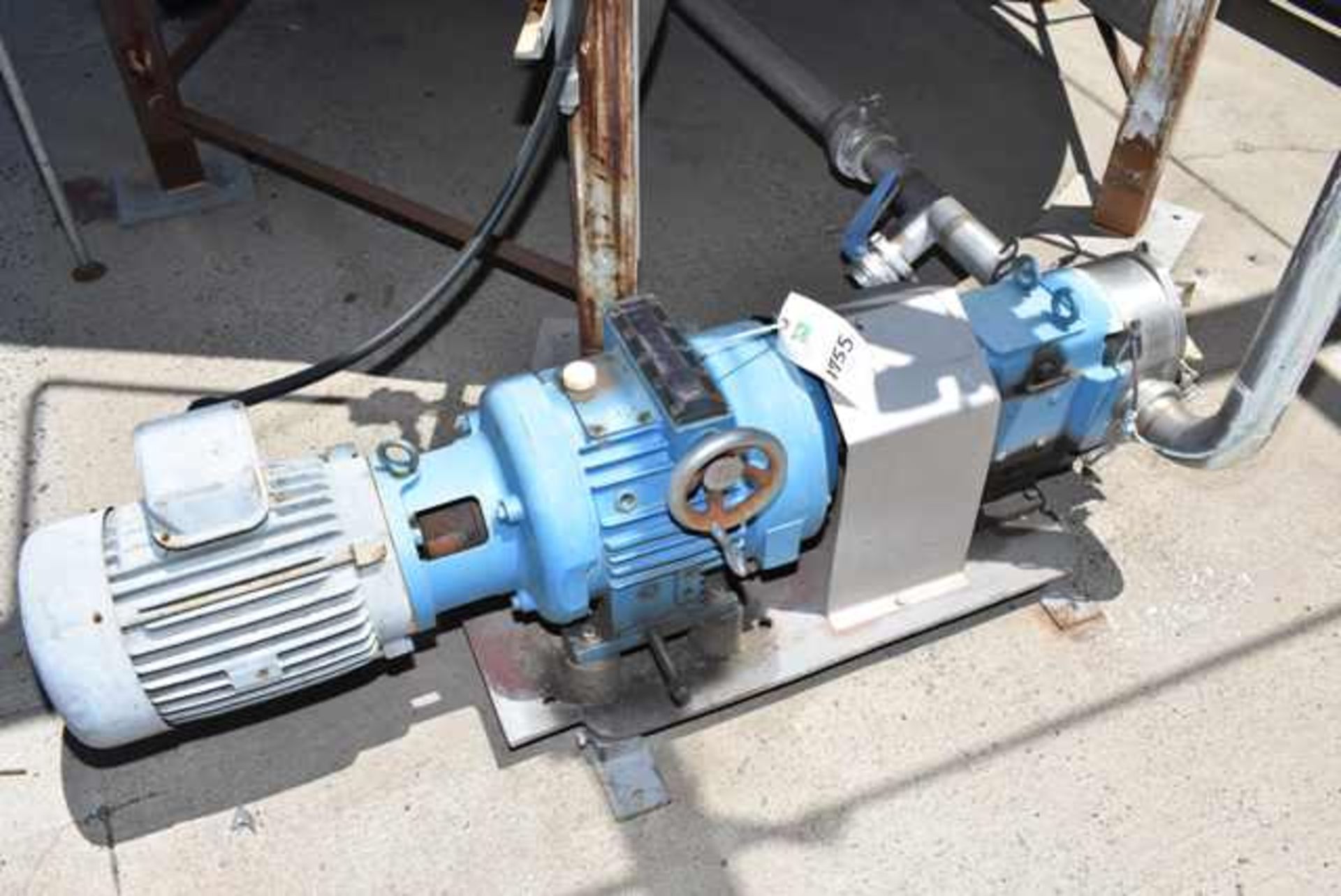 Waukesha Cherry Burrell Model #130 Pump, 10 HP Motor, 230/460 Volt, RIGGING FEE: $150
