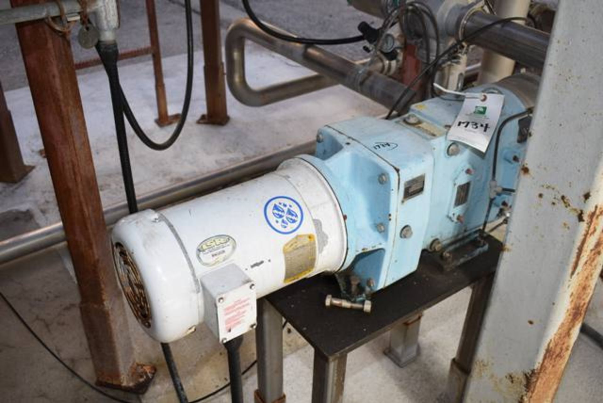 Waukesha Cherry Burrell Model #130 Pump, , SN 221309-98, 5 HP Motor, 230/460 Volt, RIGGING FEE: $150