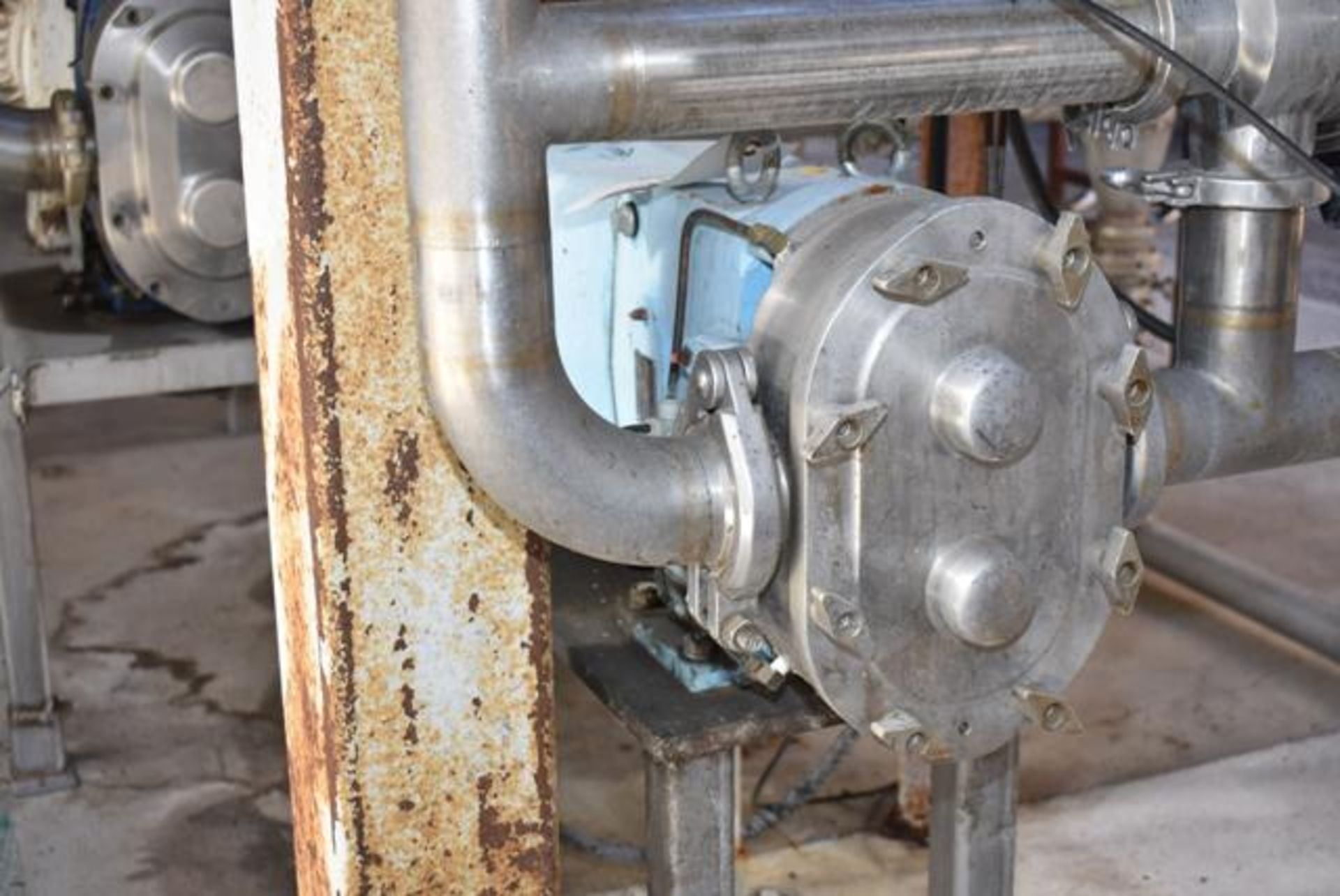 Waukesha Cherry Burrell Model #130 Pump, , SN 221309-98, 5 HP Motor, 230/460 Volt, RIGGING FEE: $150 - Bild 2 aus 2