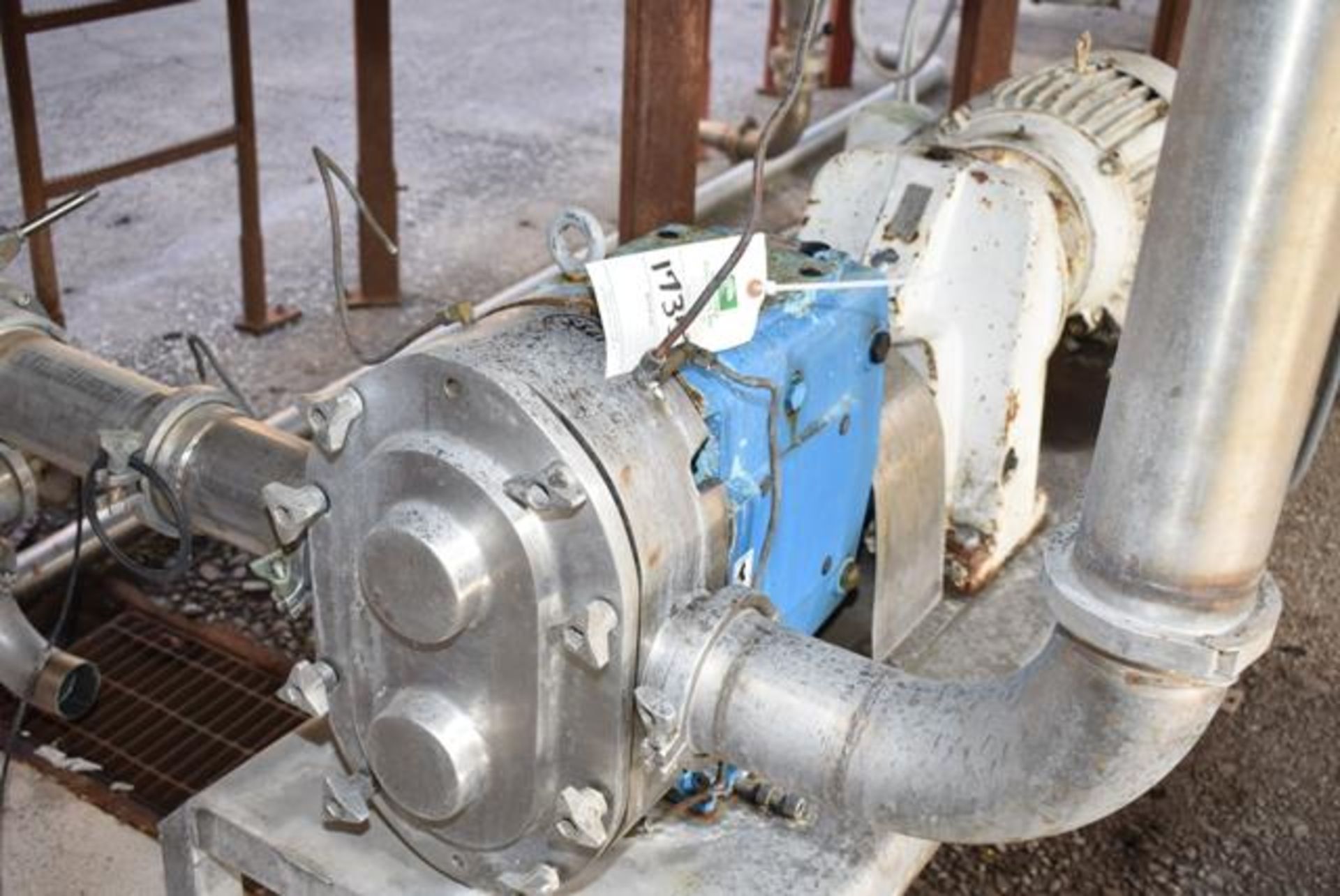 Waukesha Cherry Burrell Model #220 Pump, 15 HP Motor, 230/460 Volt, RIGGING FEE: $175 - Bild 2 aus 2