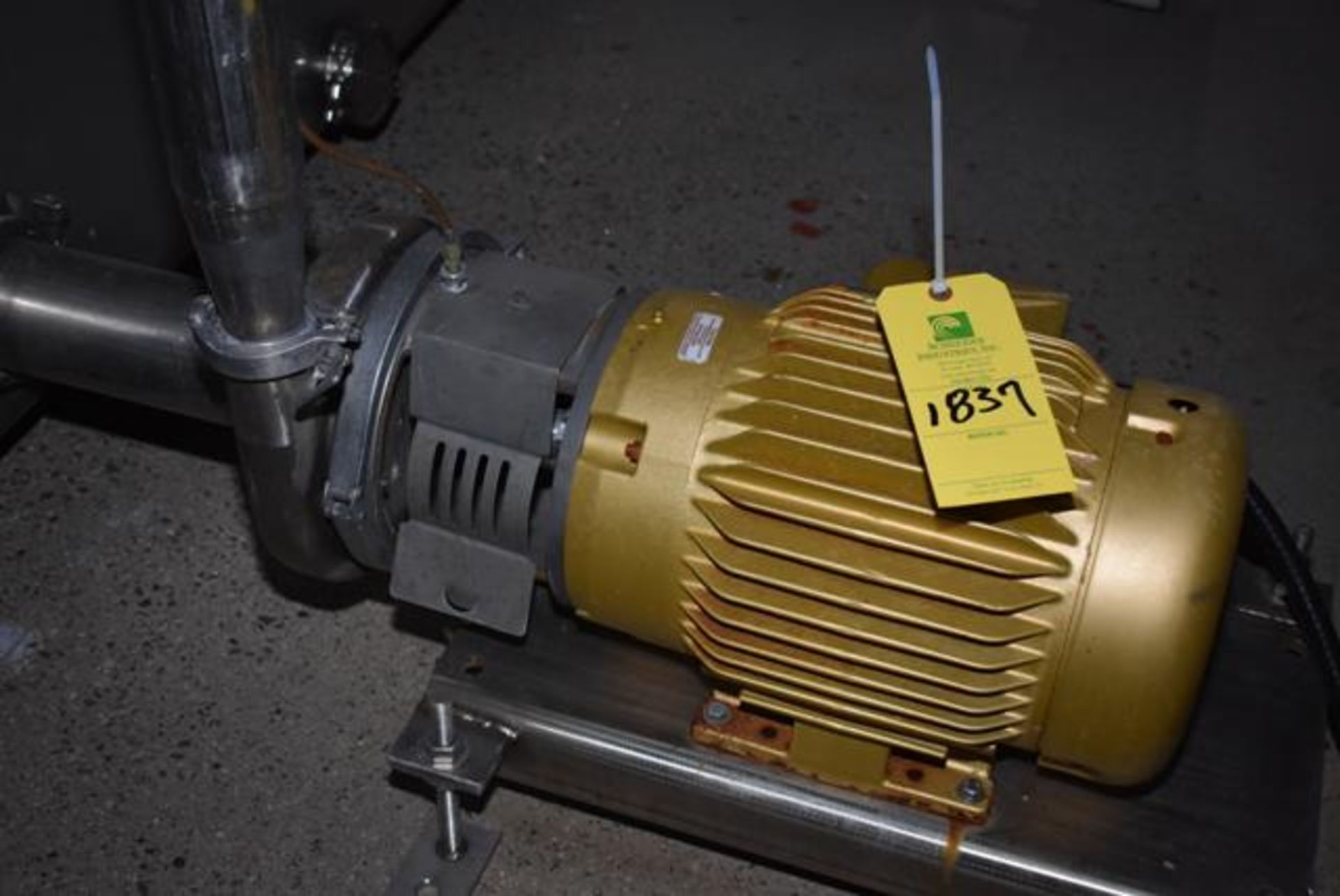 Coker Model #C328 Pump, 7 1/2 HP Motor, 230/460 Volt, RIGGING FEE: $150