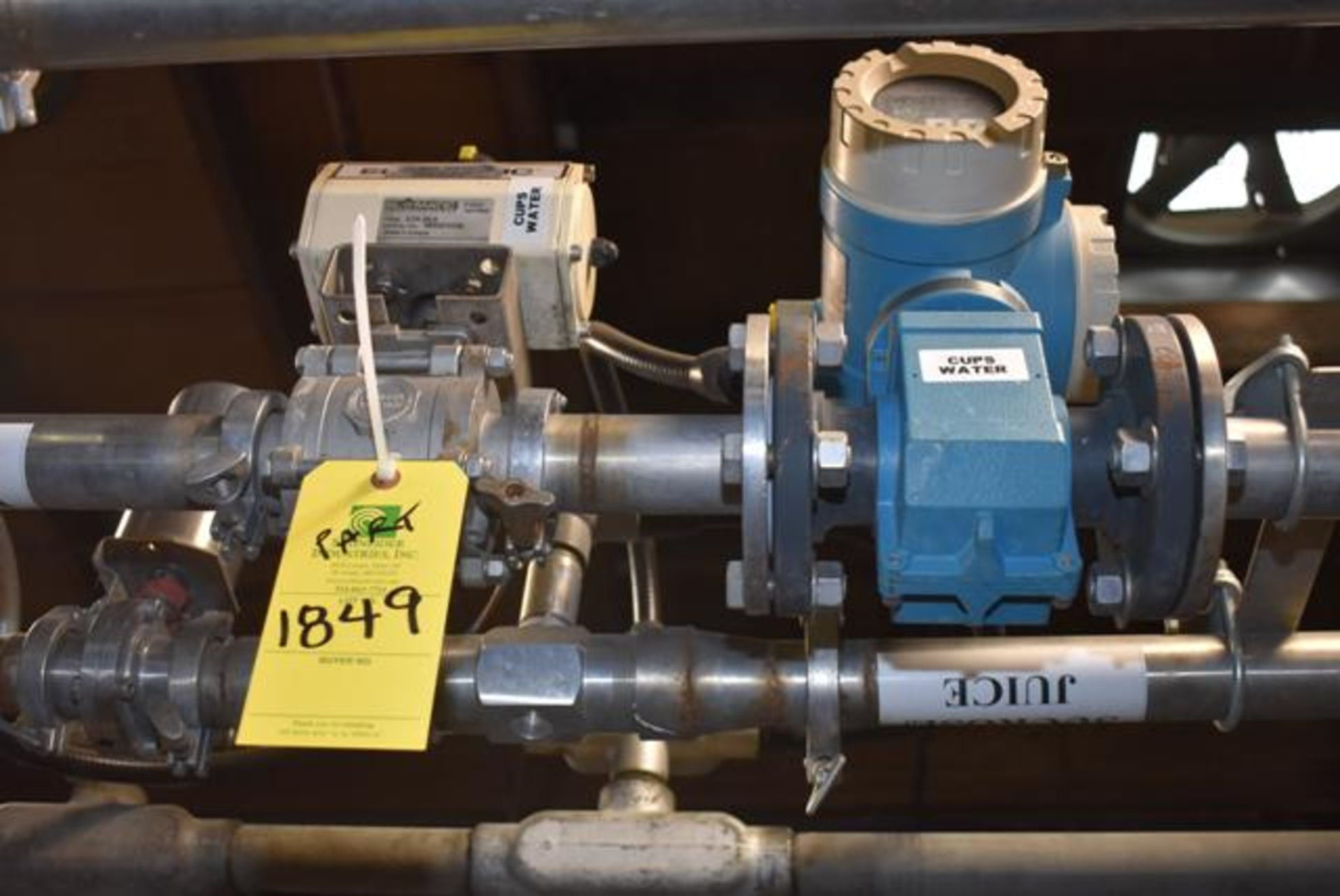 (4) Triac Actuators/Flow Valves, (2) Inline Actuators, RIGGING FEE: $75