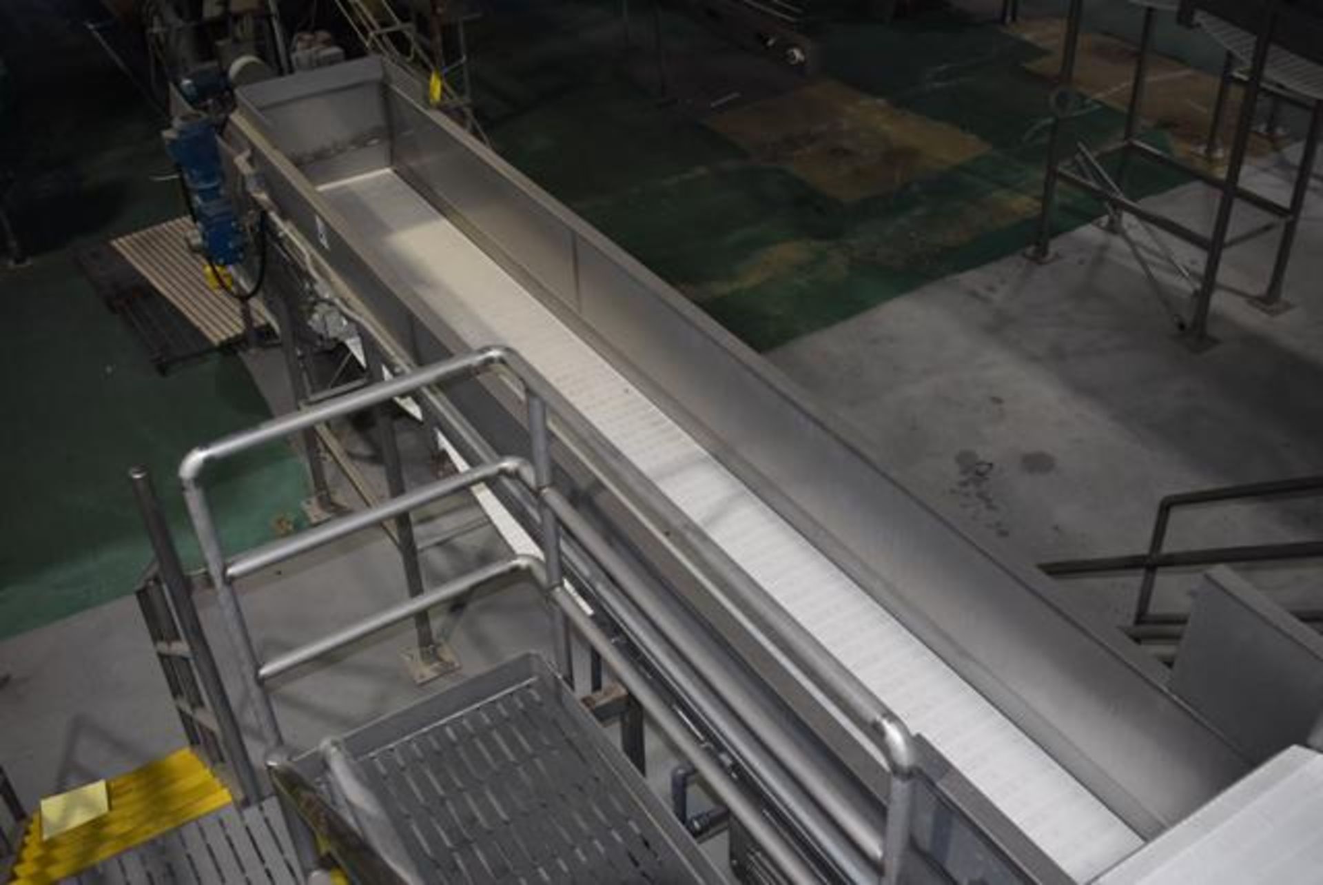 O.H.I. Motorized Belt Conveyor, 24 in. Wide Belt x 15 ft. Length, SS Sides/Frame, RIGGING FEE $500 - Image 2 of 2
