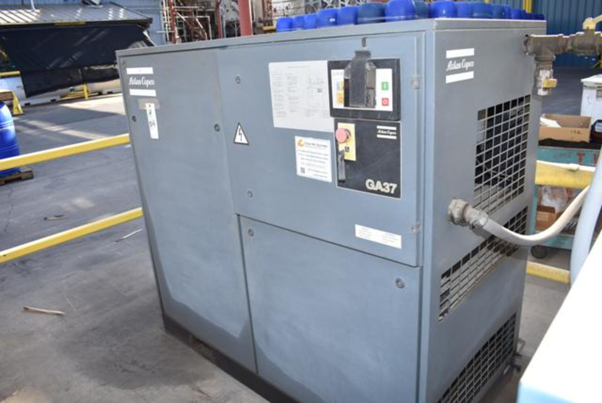 Atlas Copco Model #GA5-75/GA-37 Rotary Screw Air Compressor, Hours N/A, THIS ITEM WILL BE A LATE DE - Image 2 of 2