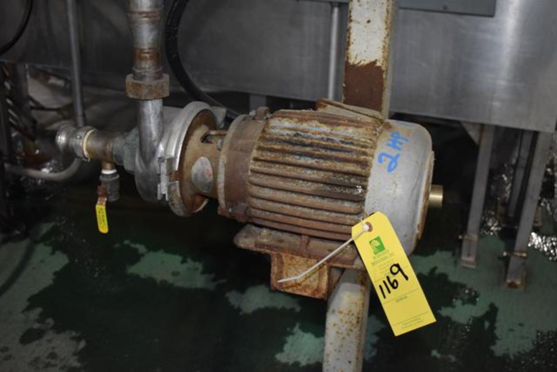 Thomsen Model #600A2 Pump, 2 HP Motor, RIGGING FEE: $50