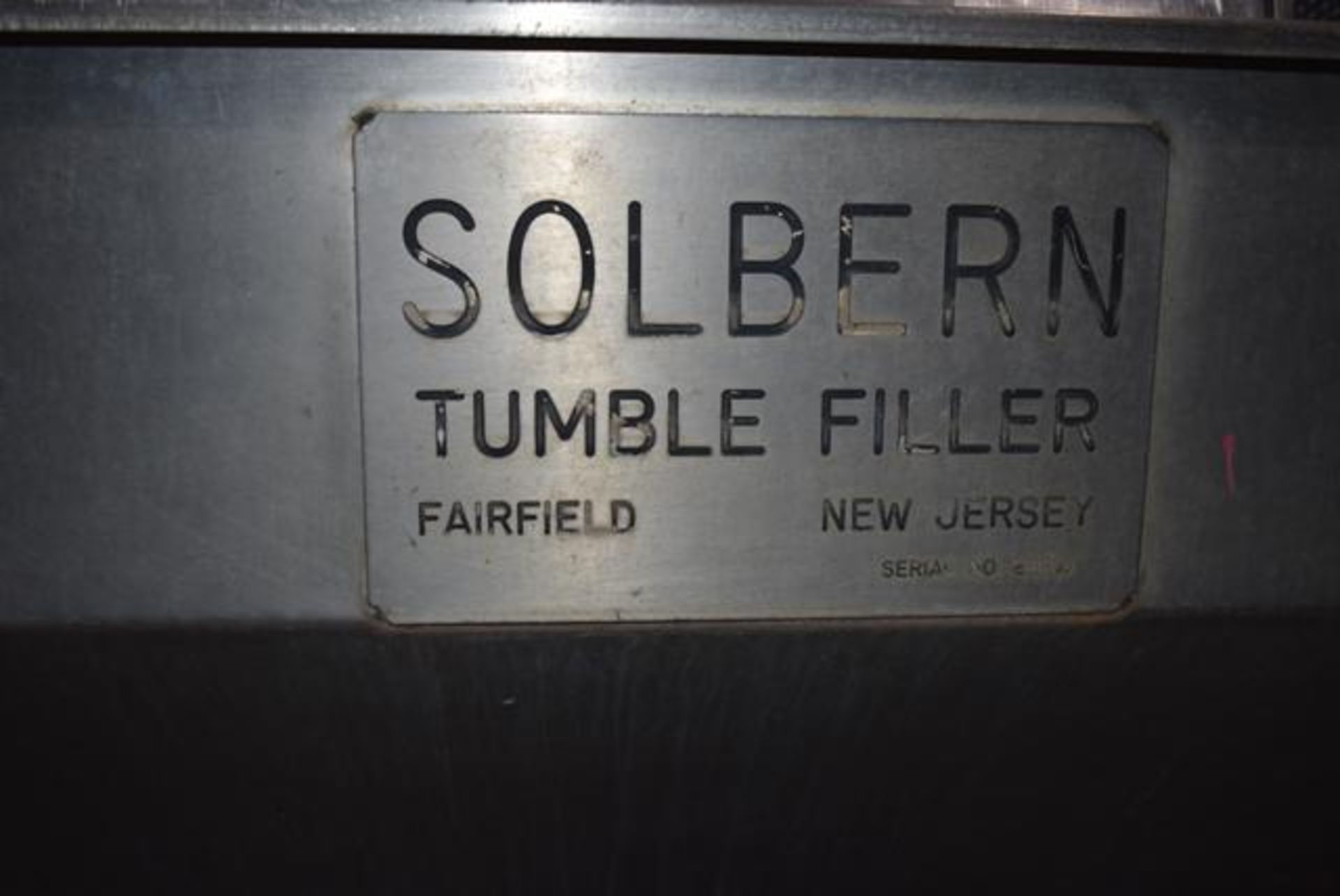 Solbern Model #301 Open Style Tumble Filler, Size 211 x 300, Includes Control, RIGGING FEE: $700 - Image 2 of 3