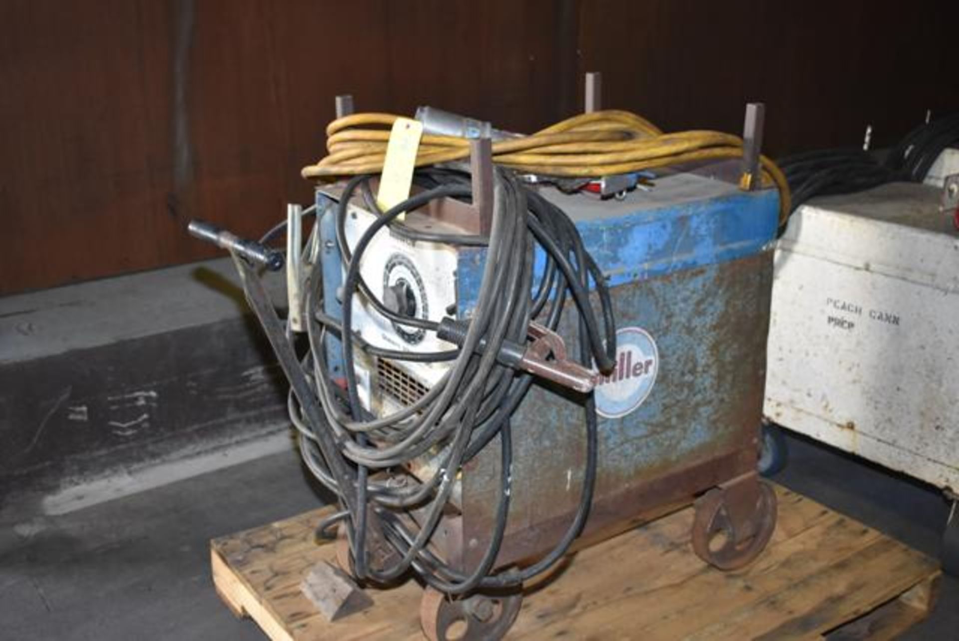 Miller Dialarc 250 Welder, Cables, 4-Wheel Base, SN HF886502, RIGGING FEE: $50 - Image 2 of 2