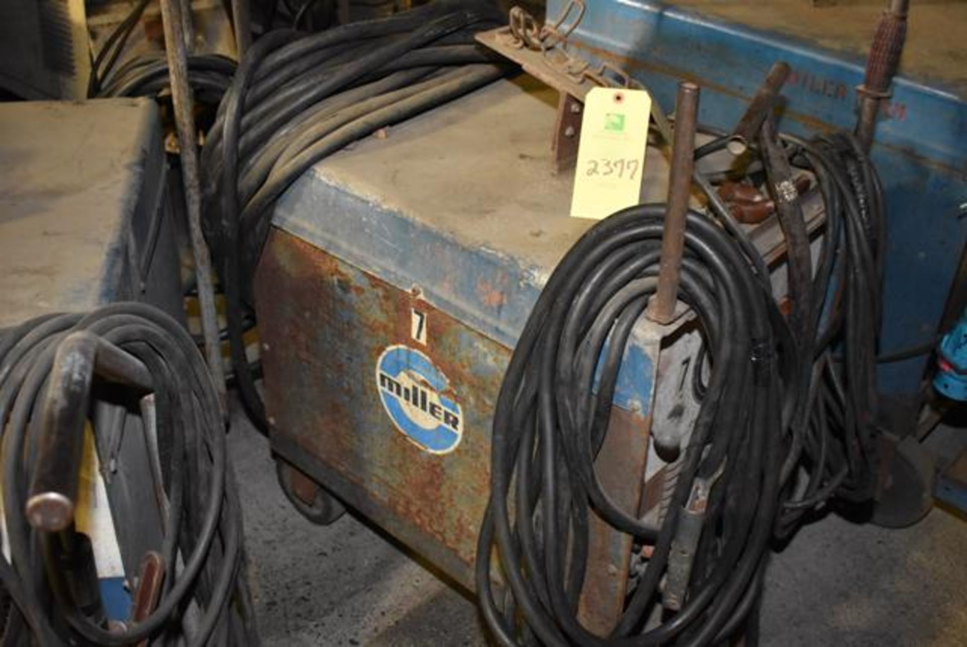 Miller Dialarc 250 Welder, SN JB473728 4-Wheel Base, RIGGING FEE: $50