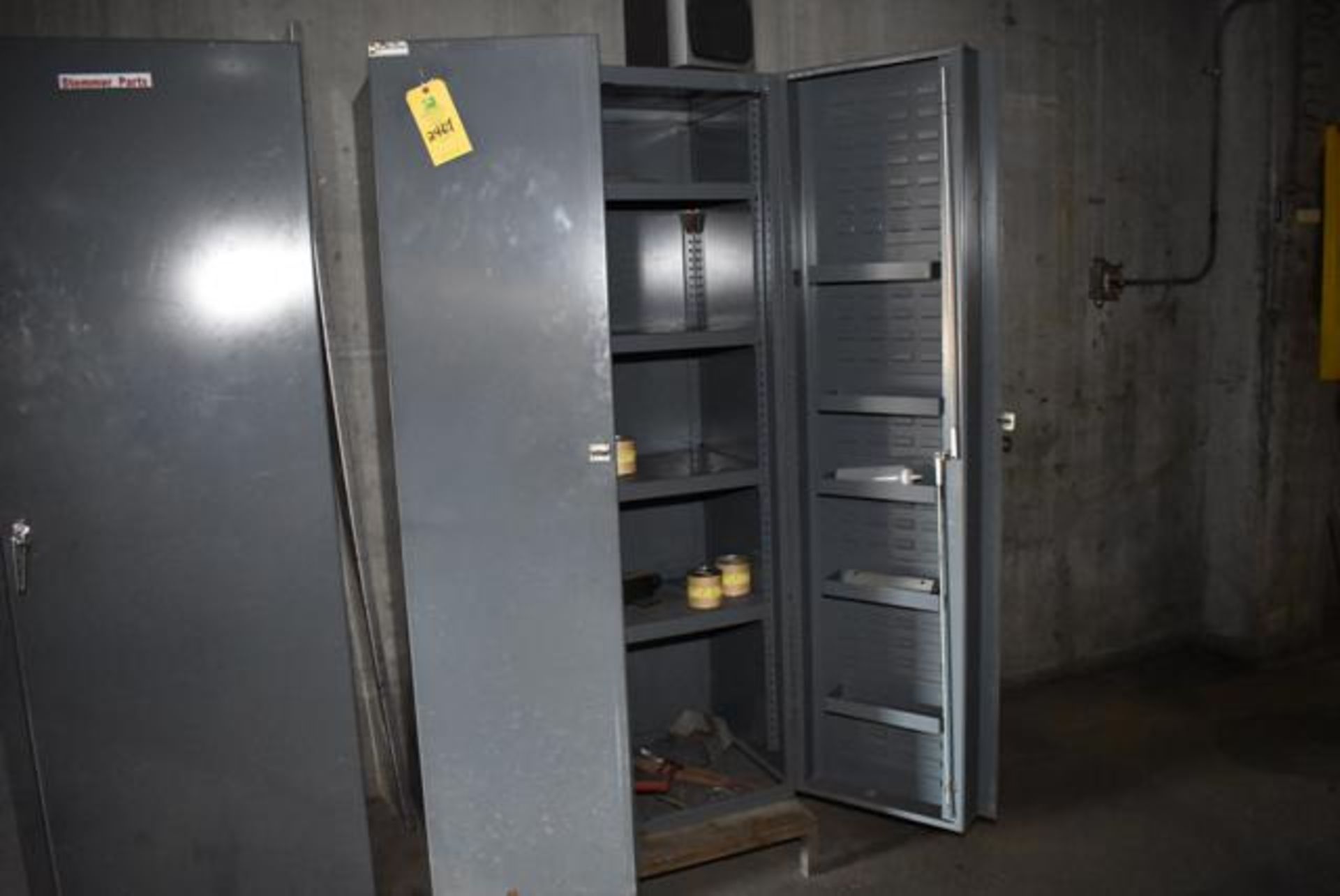 Durham HD 2-Door Tool Storage Cabinet w/Door Shelves, 48" x 24" x 72" - No Contents