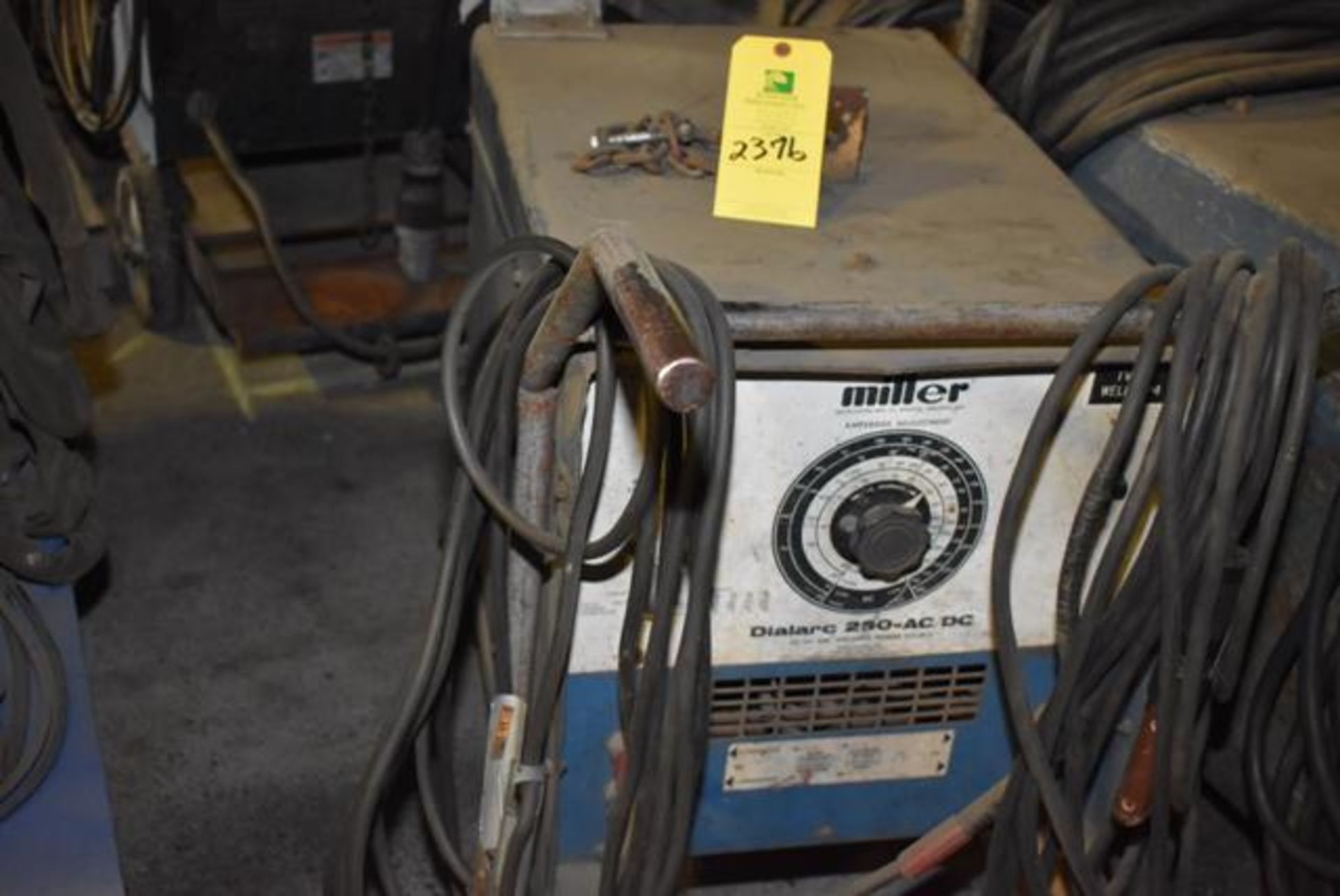 Miller Dialarc 250 Welder, SN HE782358 4-Wheel Base, RIGGING FEE: $50