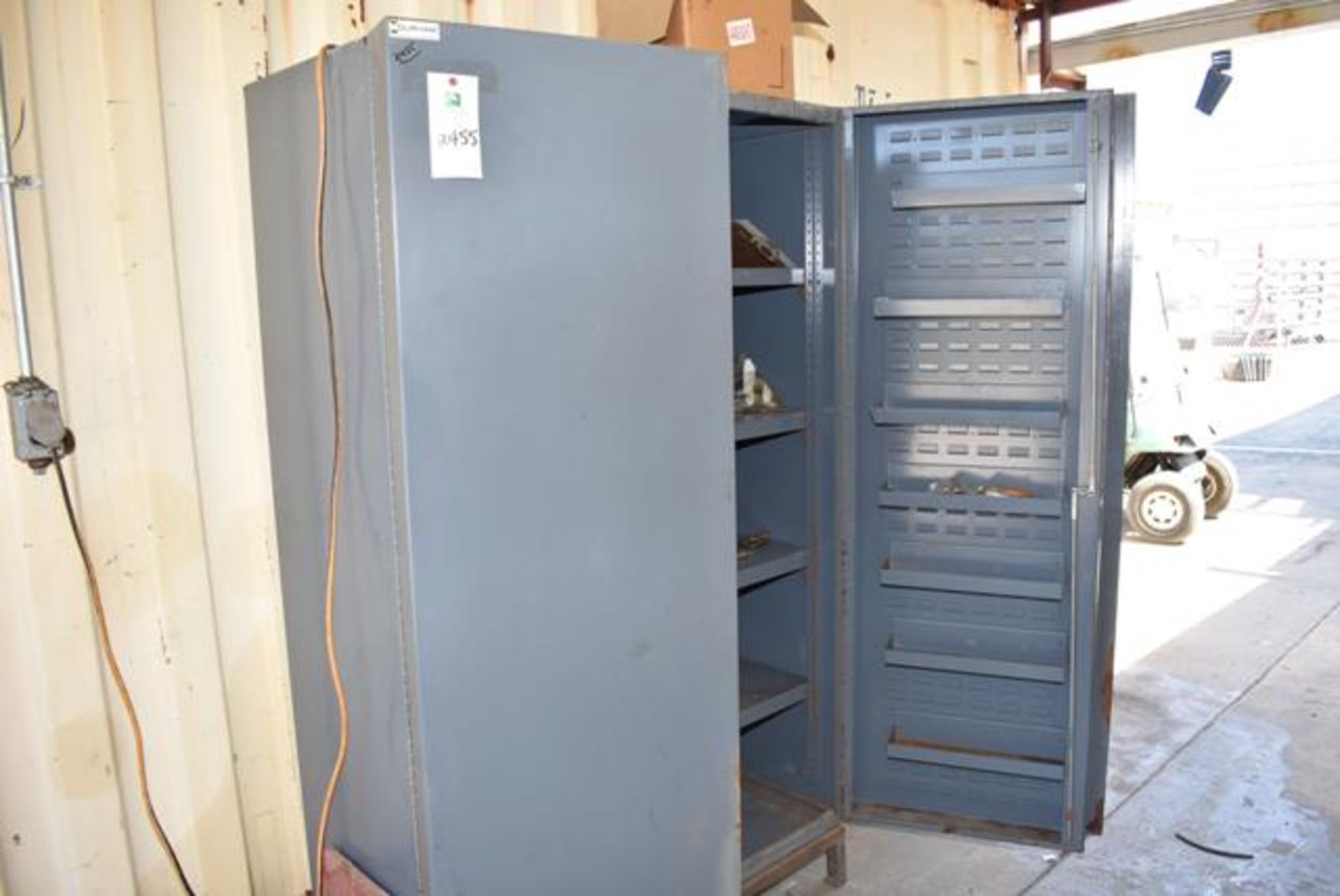 Durham HD 2-Door Tool Storage Cabinet, 80" Ht., Includes Tennsco Cabinet, RIGGING FEE: $50