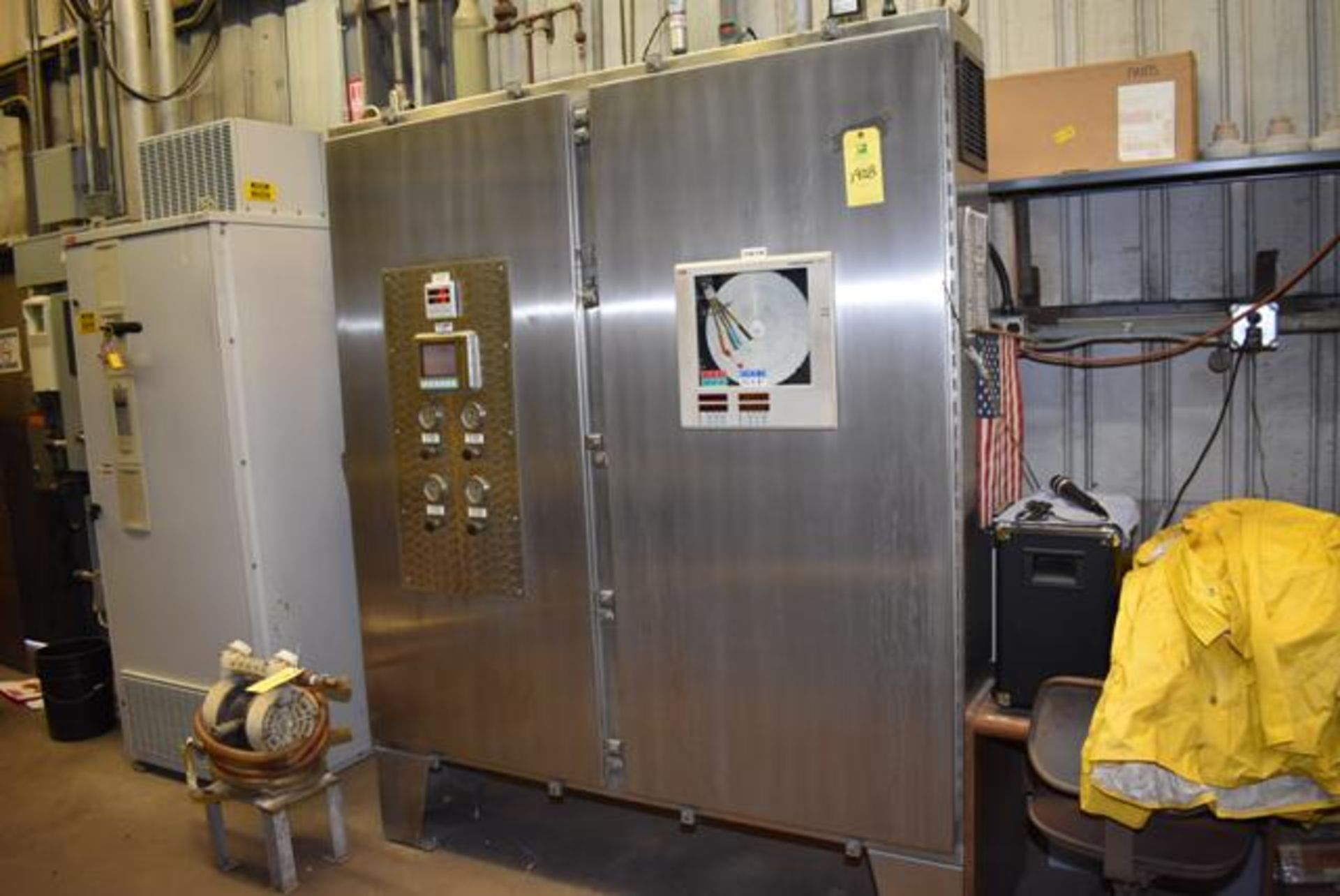 Stainless Steel 2-Door Control Cabinet, Serves Boilers 2, 5, 6, 7, RIGGING FEE: $250