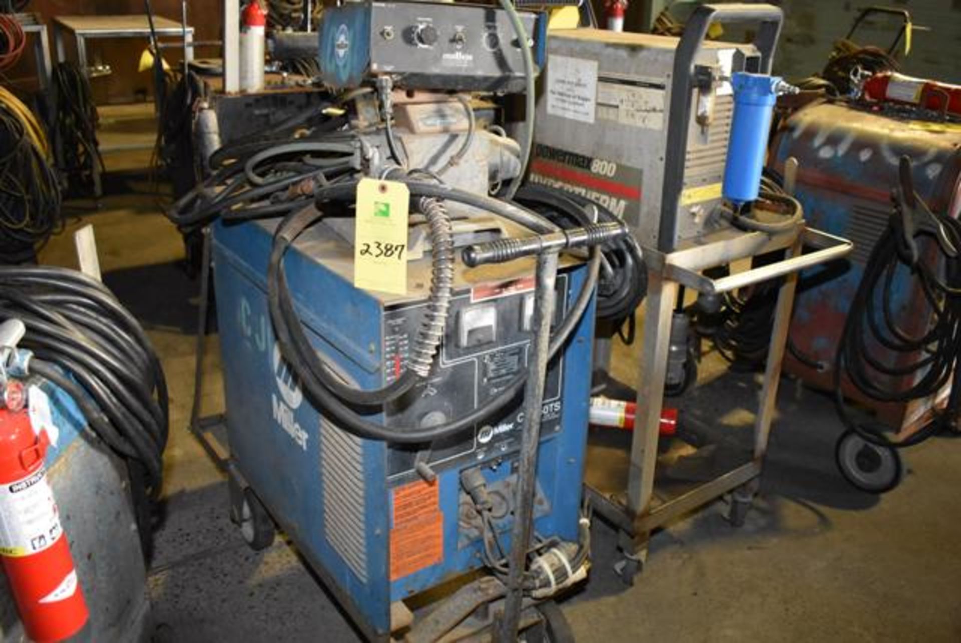 Miller Model #CP-250TS Welder, Stock #90348, SN JJ433989, 4-Wheel Base, RIGGING FEE: $50