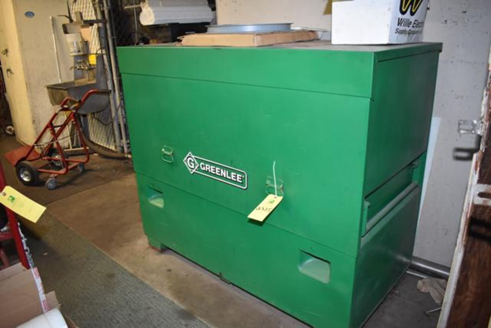 Greenlee Job Box w/Contents - Unknown, RIGGING FEE: $75