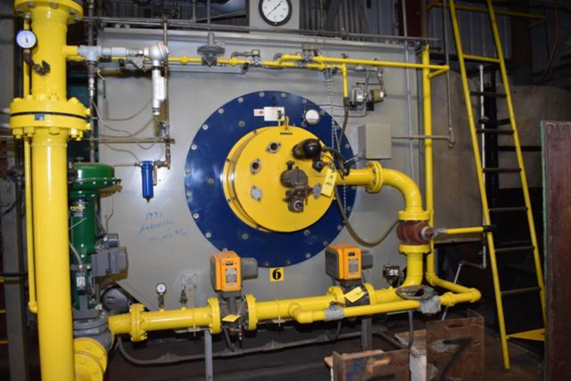 Todd Combustion/Nebraska Model N2S-7-90 Natural Gas Steam Boiler,, RIGGING FEE: $25,000